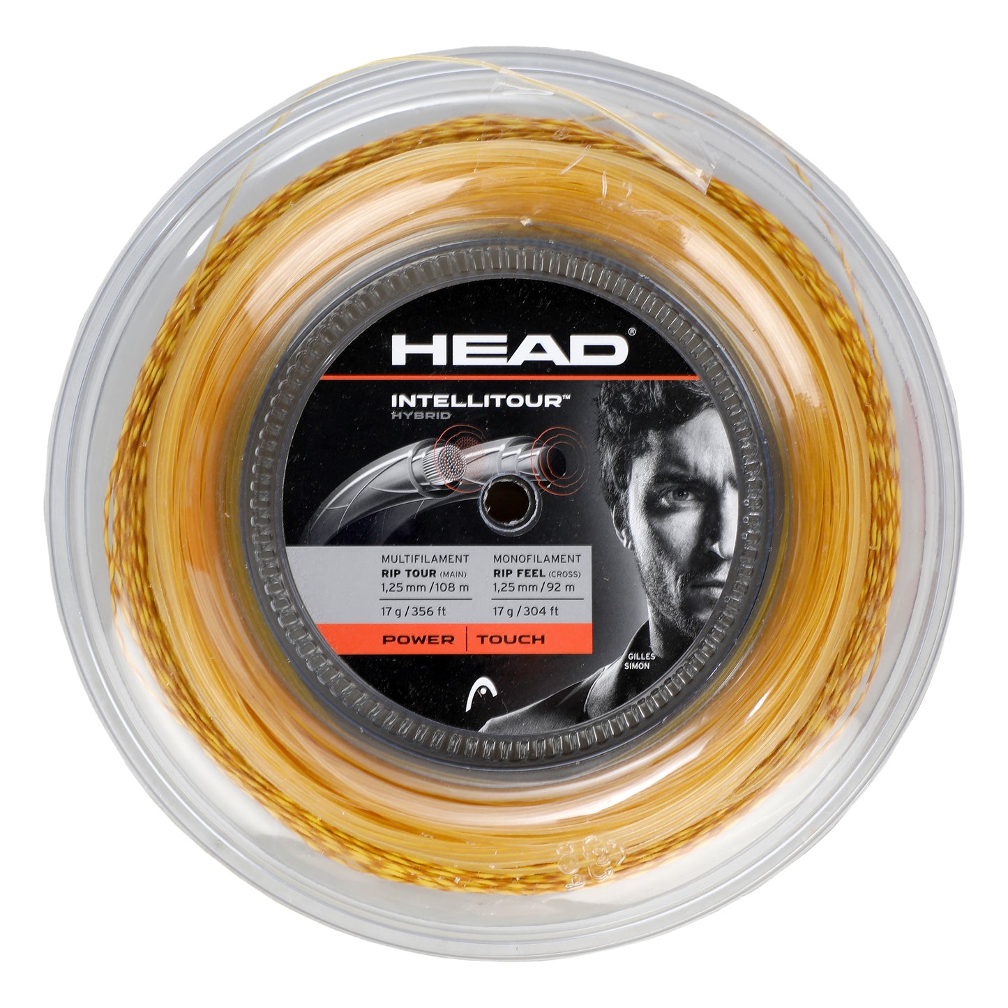 HEAD IntelliTour Saitenrolle 200m-Beige HEAD IntelliTour Saitenrolle 200m-Beige