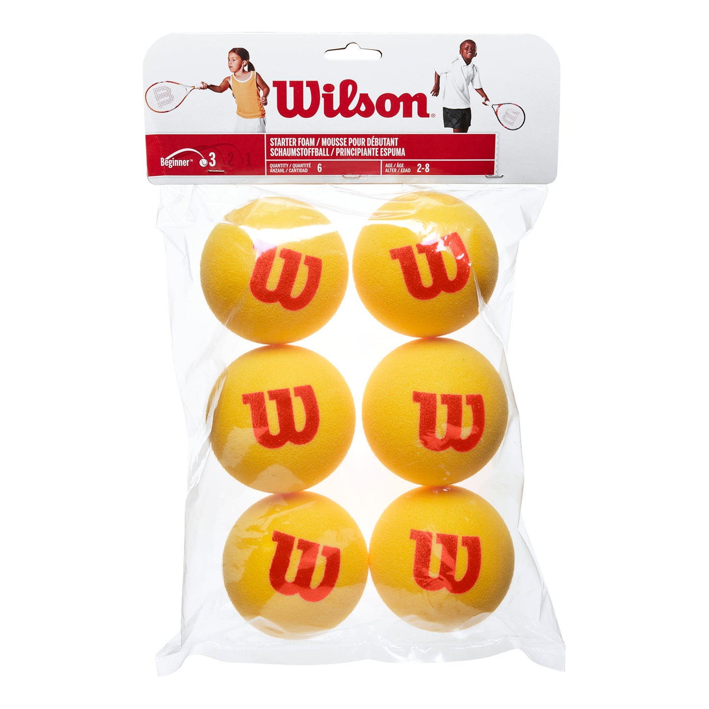 Wilson Starter Foam Balls (Stage 3) 6er Beutel Wilson Starter Foam Balls (Stage 3) 6er Beutel
