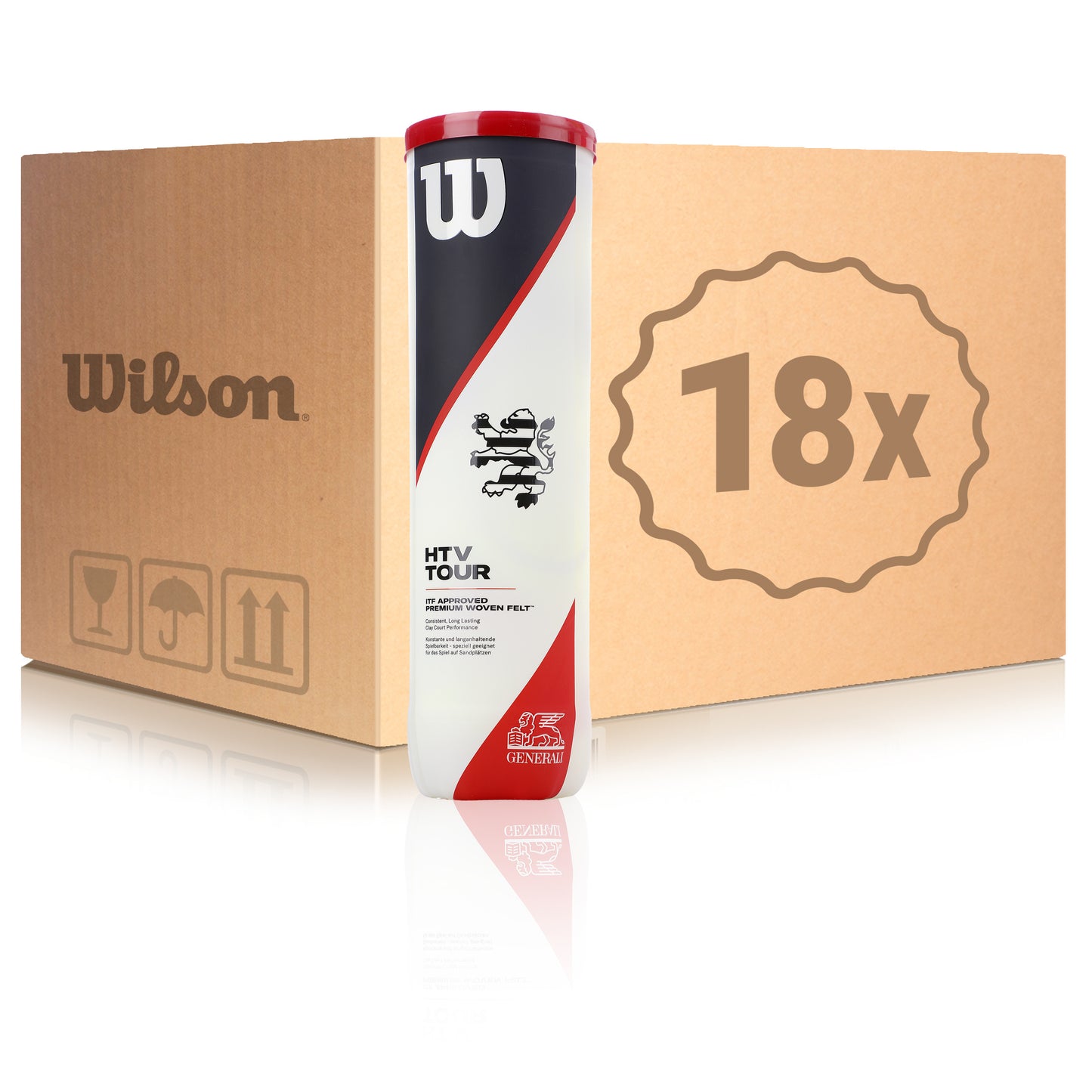 Wilson 18x 4er Dose HTV Tour im Karton Wilson 18x 4er Dose HTV Tour im Karton