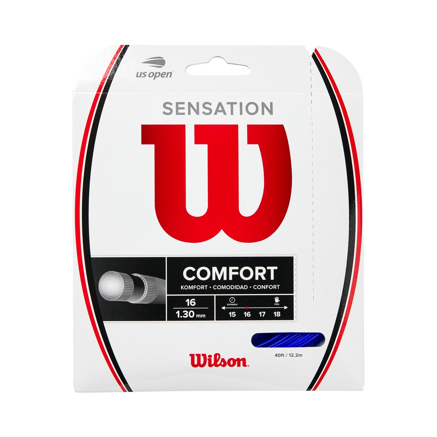 Wilson Sensation 16 12m Saitenset-Blau Wilson Sensation 16 12m Saitenset-Blau