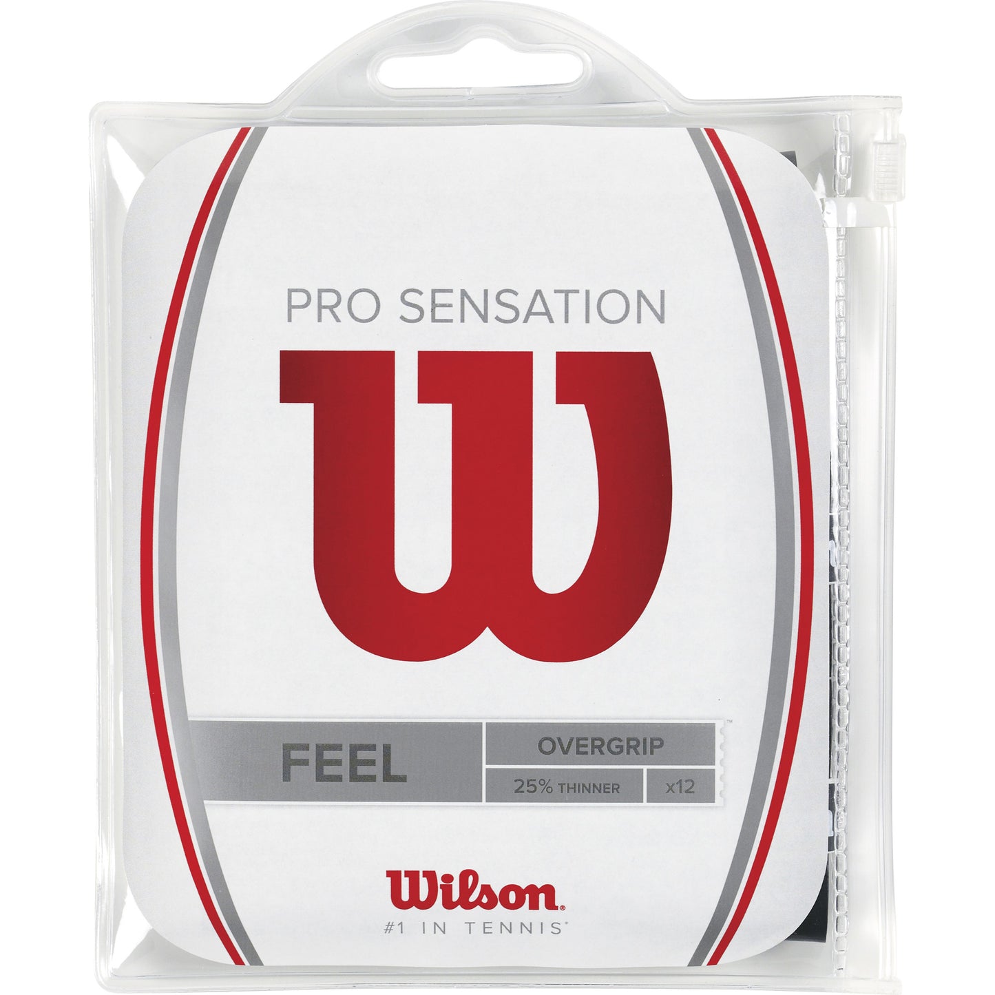 Wilson Pro Overgrip Sensation 12er Pack - schwarz Wilson Pro Overgrip Sensation 12er Pack - schwarz