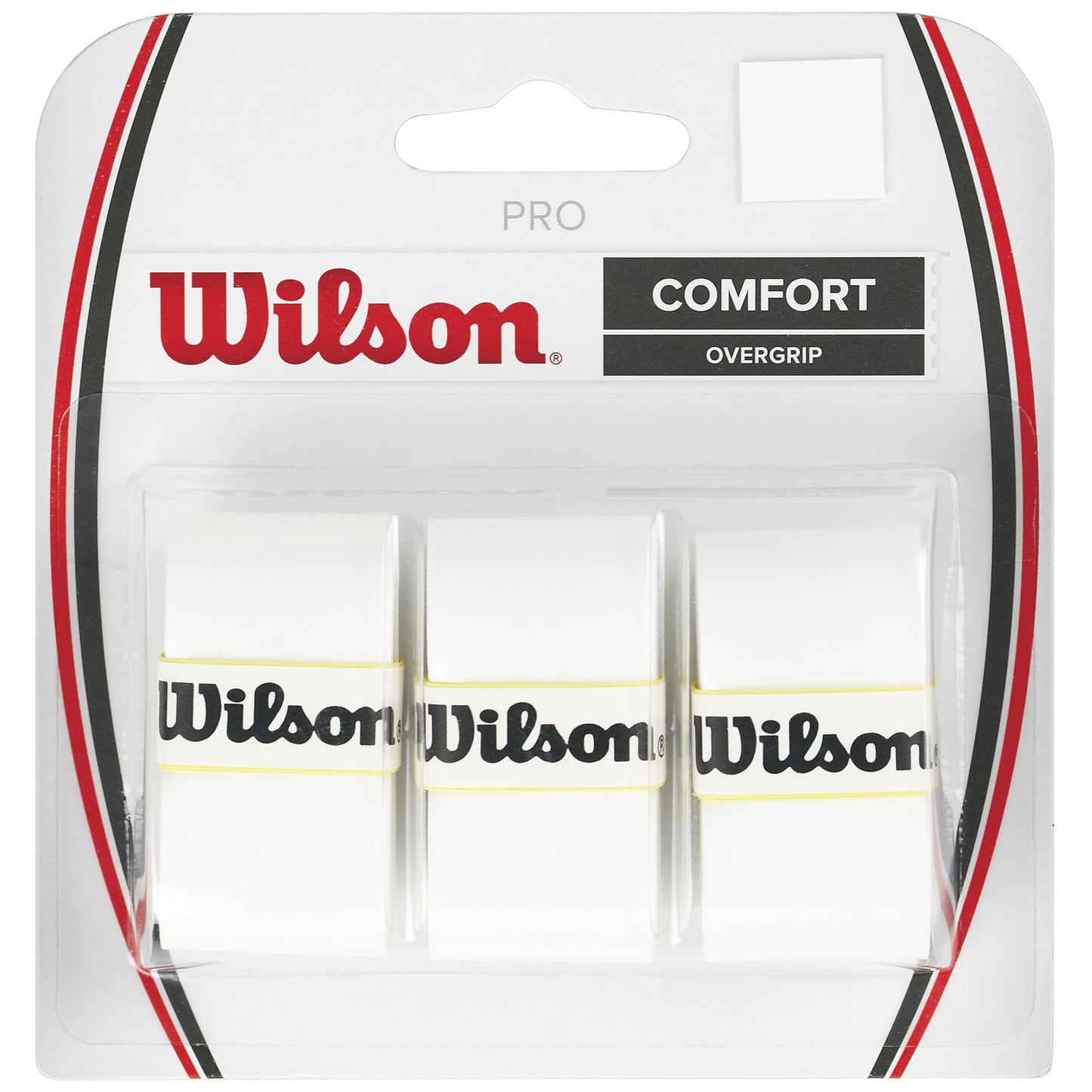 Wilson Pro Overgrip 3er Pack-Weiß Wilson Pro Overgrip 3er Pack-Weiß