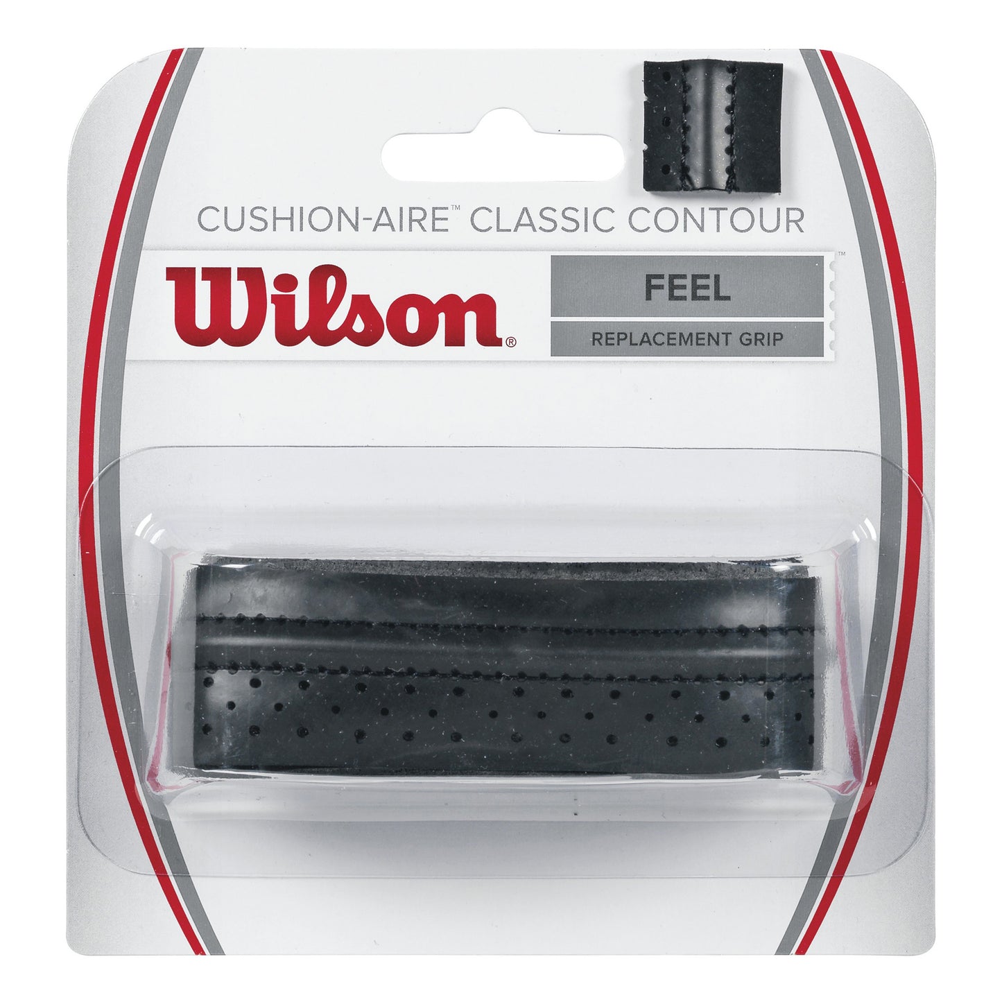 Wilson Tour Cushion-Aire Classic Contour 1er Pack-Schwarz Wilson Tour Cushion-Aire Classic Contour 1er Pack-Schwarz
