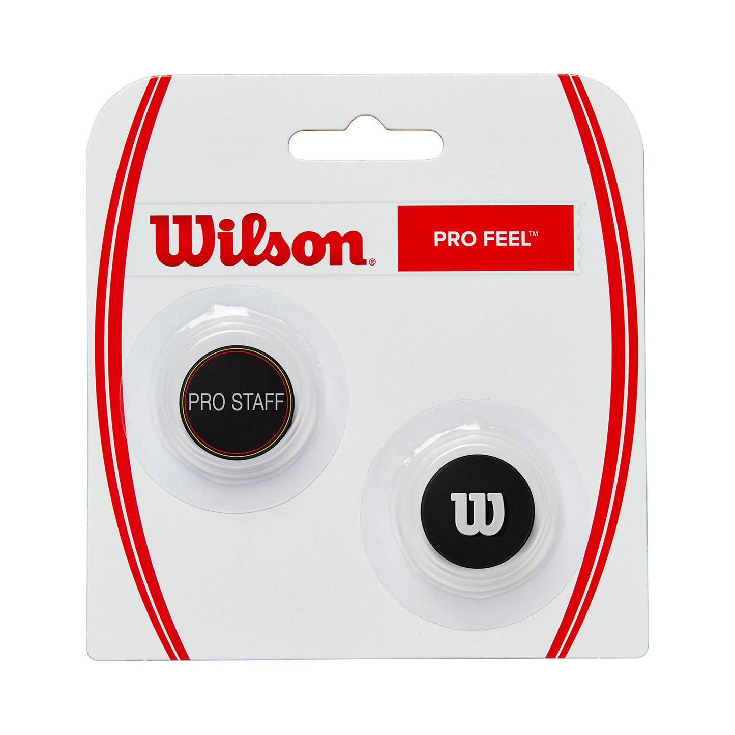 Wilson Pro Staff Pro Feel Pro Staff Dämpfer 2er Pack-Schwarz,Silber Wilson Pro Staff Pro Feel Pro Staff Dämpfer 2er Pack-Schwarz,Silber