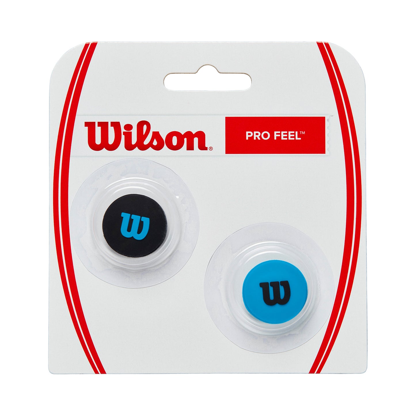 Wilson Ultra Pro Feel Ultra Dämpfer 2er Pack-Schwarz,Blau Wilson Ultra Pro Feel Ultra Dämpfer 2er Pack-Schwarz,Blau