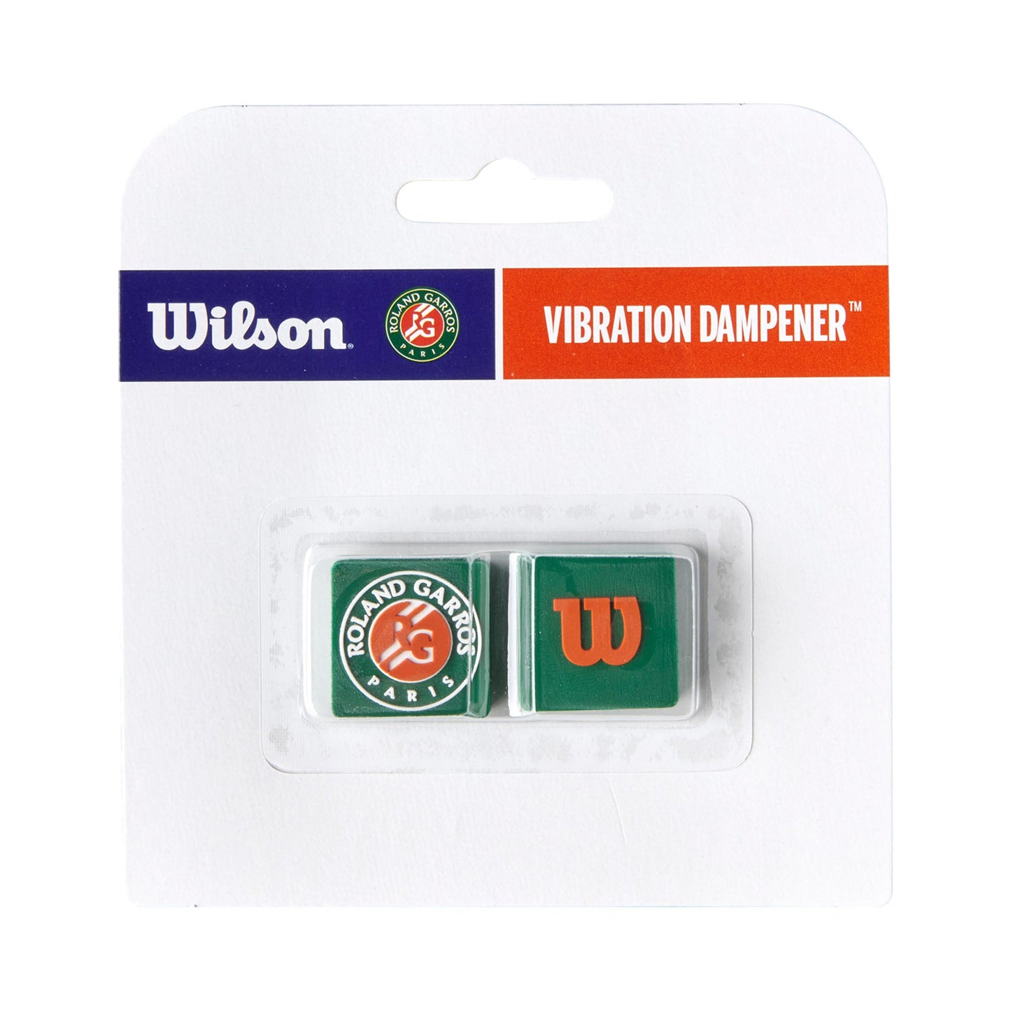 Wilson Roland Garros 2025 Dämpfer 2er Pack-Grün,Rot Wilson Roland Garros 2025 Dämpfer 2er Pack-Grün,Rot