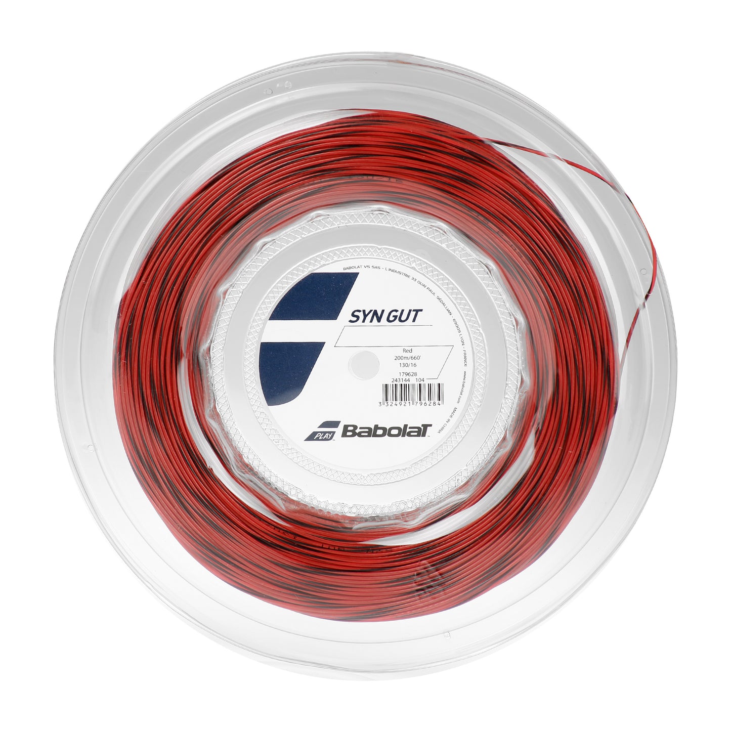 Babolat Syn Gut Saitenrolle 200m - dunkelrot Babolat Syn Gut Saitenrolle 200m - dunkelrot