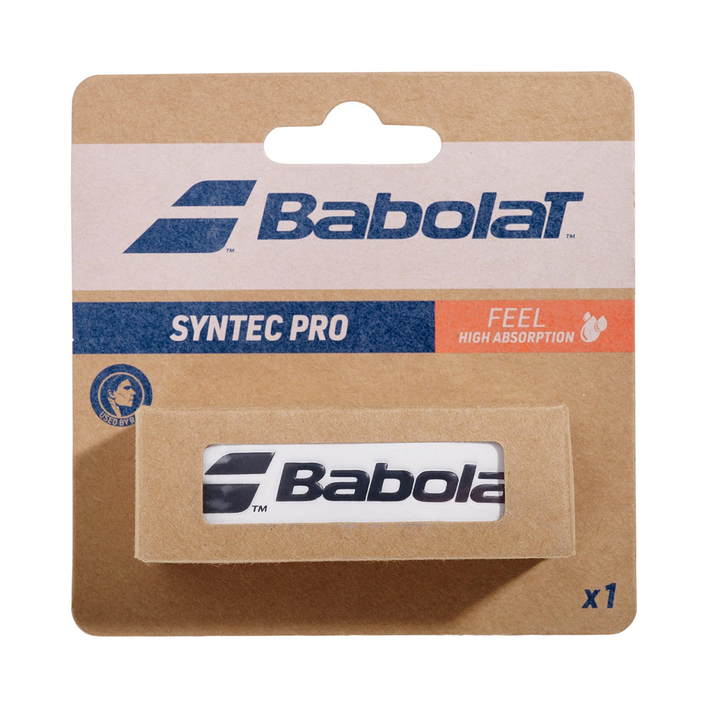 Babolat Syntec Pro 1er Pack-Weiß Babolat Syntec Pro 1er Pack-Weiß