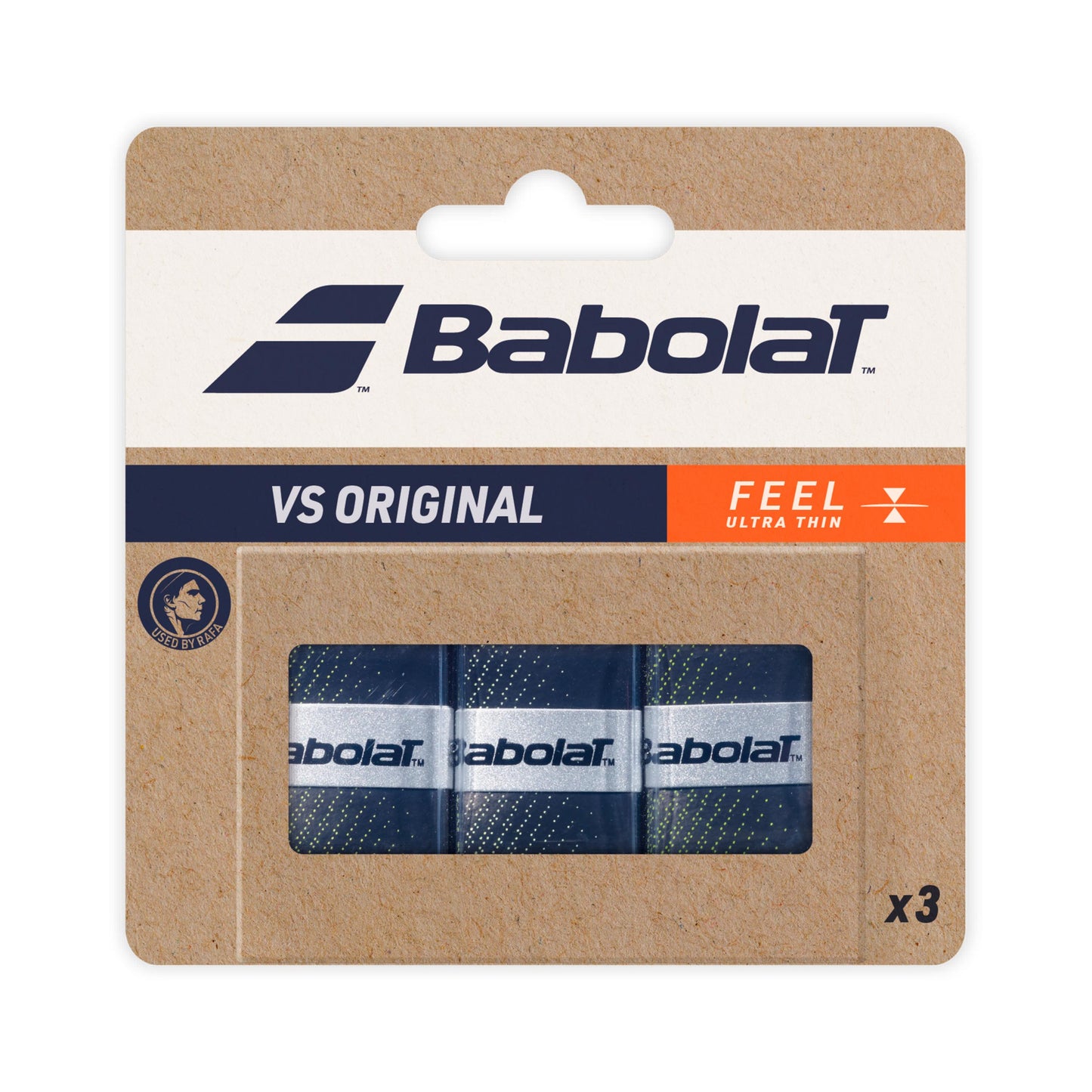 Babolat VS Grip Original 3er Pack-Schwarz Babolat VS Grip Original 3er Pack-Schwarz