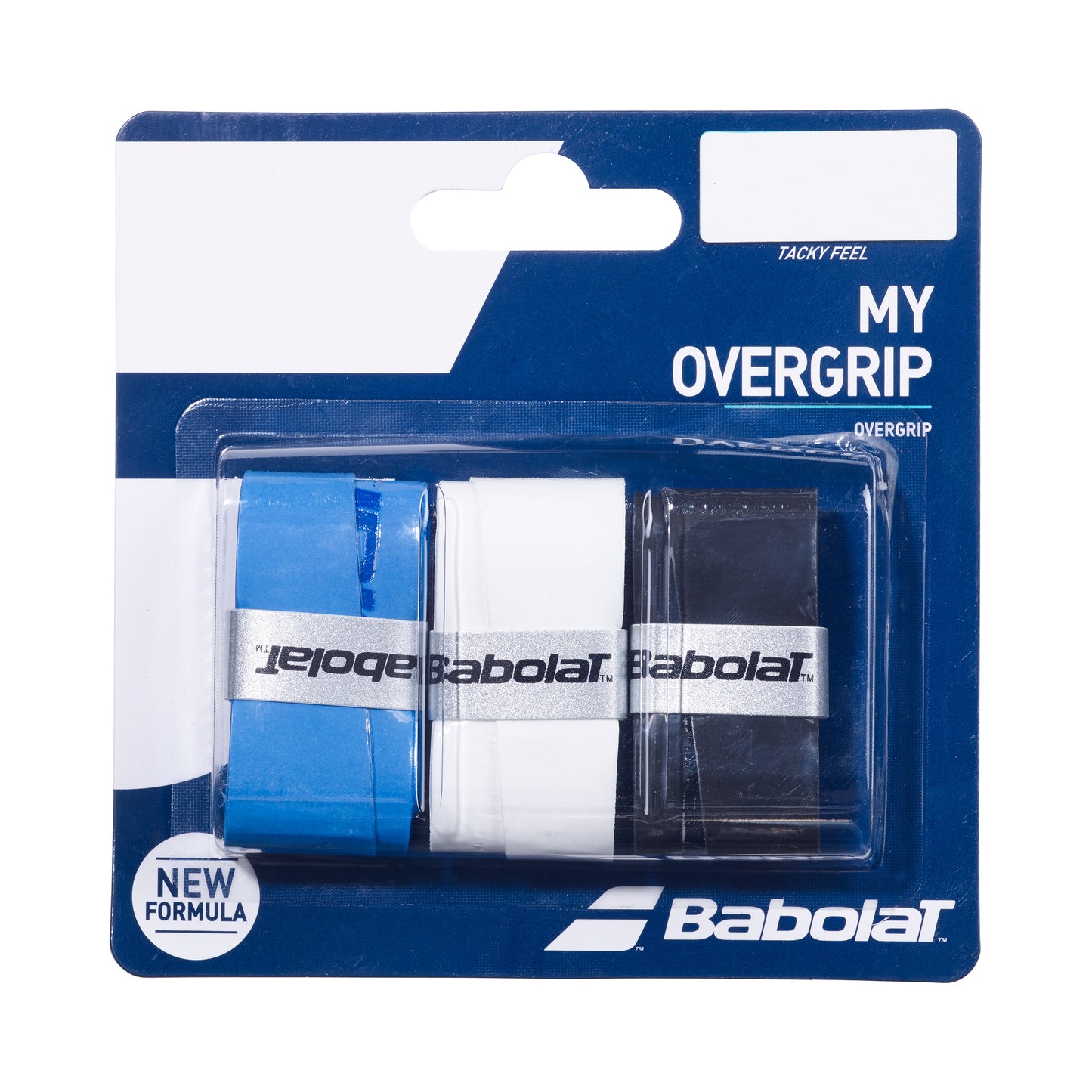 Babolat My Overgrip 3er Pack - schwarz, weiß Babolat My Overgrip 3er Pack - schwarz, weiß