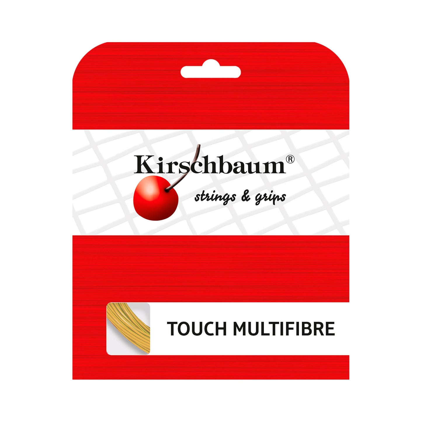 Kirschbaum Touch Multifibre Saitenset 12m-Gelb Kirschbaum Touch Multifibre Saitenset 12m-Gelb