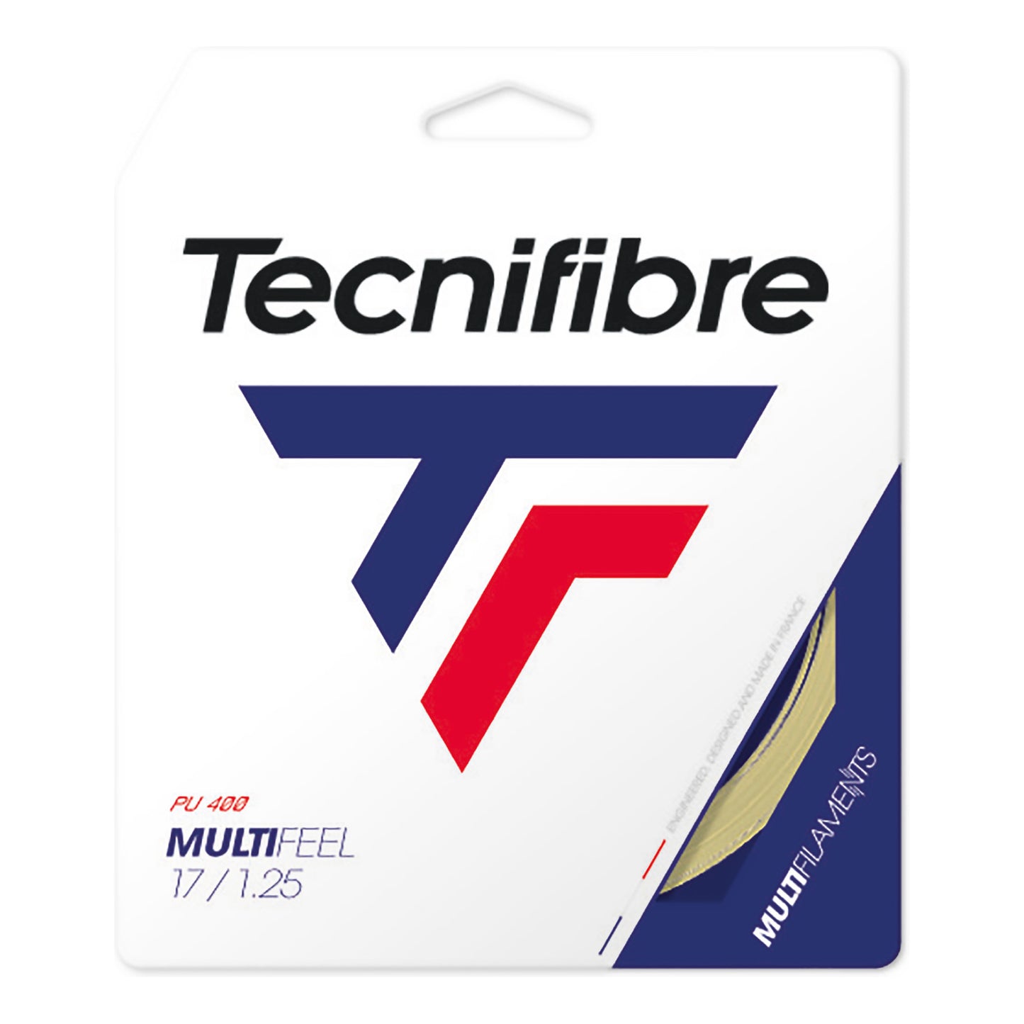 Tecnifibre Multifeel 12m Saitenset-Nude Tecnifibre Multifeel 12m Saitenset-Nude