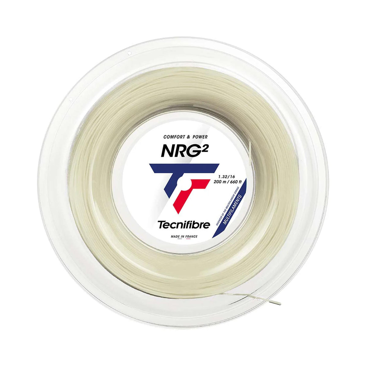 Tecnifibre NRG² 200m Saitenrolle-Nude Tecnifibre NRG² 200m Saitenrolle-Nude