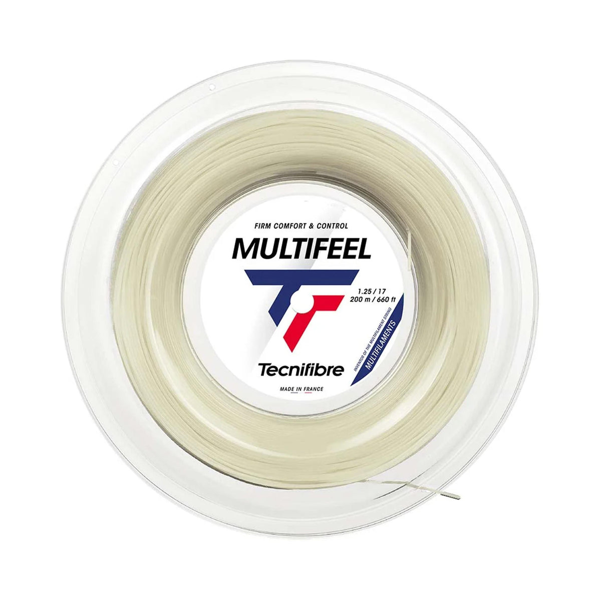 Tecnifibre Multifeel 200m Saitenrolle-Nude Tecnifibre Multifeel 200m Saitenrolle-Nude
