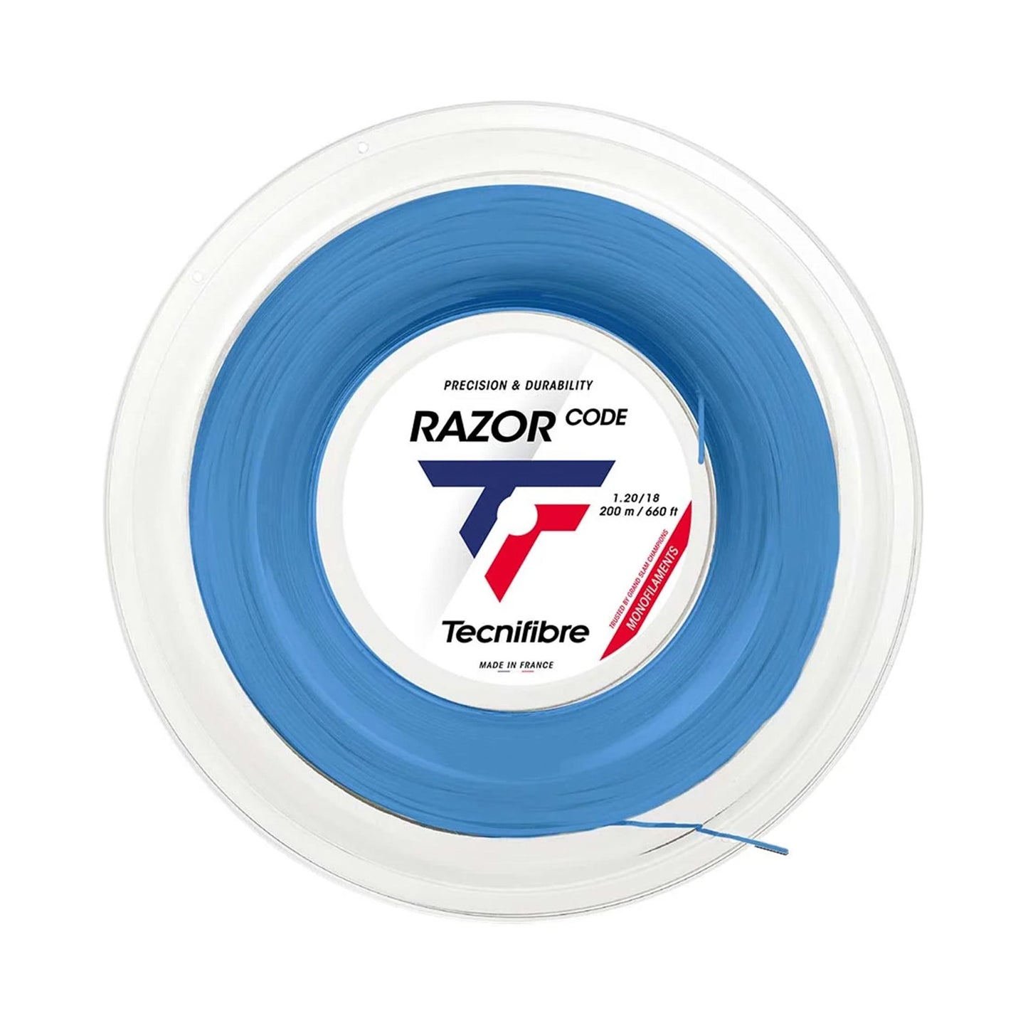 Tecnifibre Razor Code 200m Saitenrolle-Blau Tecnifibre Razor Code 200m Saitenrolle-Blau
