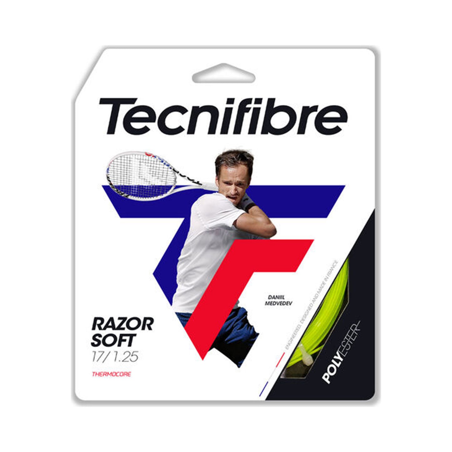 Tecnifibre Razor Soft 12m Saitenset-Limette Tecnifibre Razor Soft 12m Saitenset-Limette