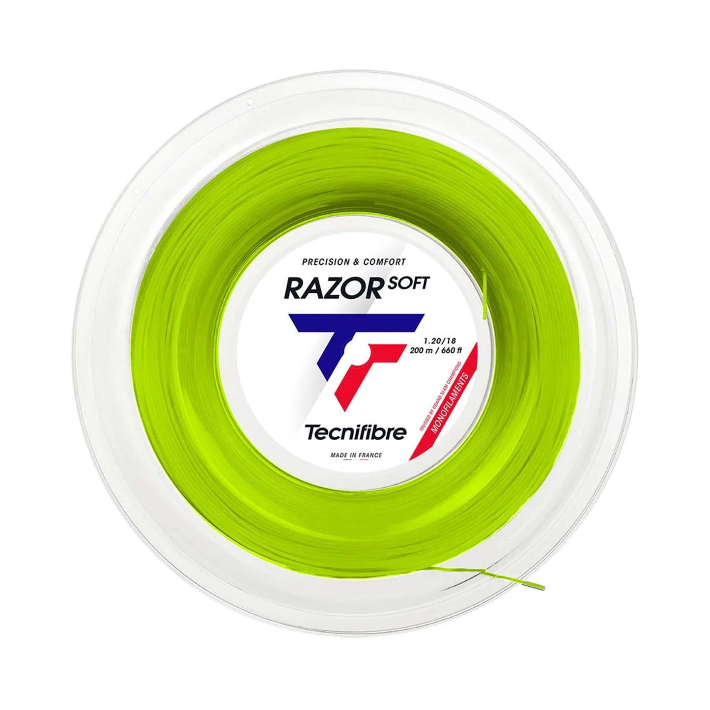 Tecnifibre Razor Soft 200m Saitenrolle-Limette Tecnifibre Razor Soft 200m Saitenrolle-Limette