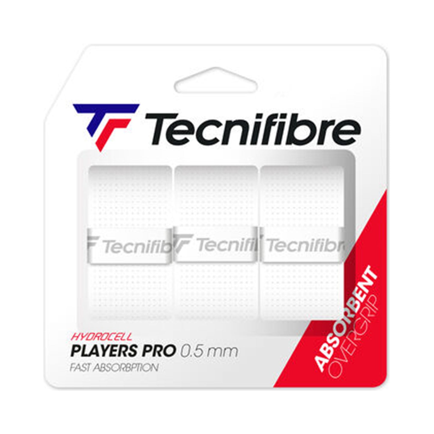 Tecnifibre Players Pro 3er Pack-Weiß Tecnifibre Players Pro 3er Pack-Weiß