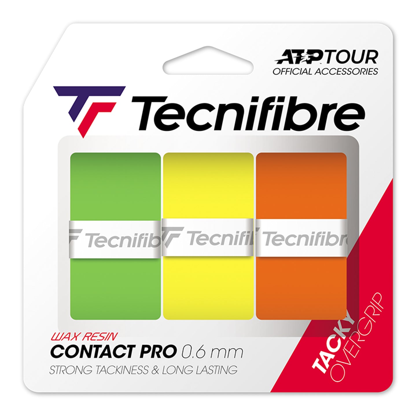Tecnifibre Contact Pro Farbmix 3er Pack-Mehrfarbig Tecnifibre Contact Pro Farbmix 3er Pack-Mehrfarbig