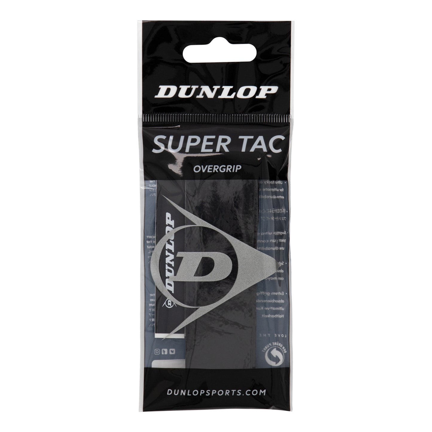 Dunlop Super Tac 1er Pack-Schwarz Dunlop Super Tac 1er Pack-Schwarz