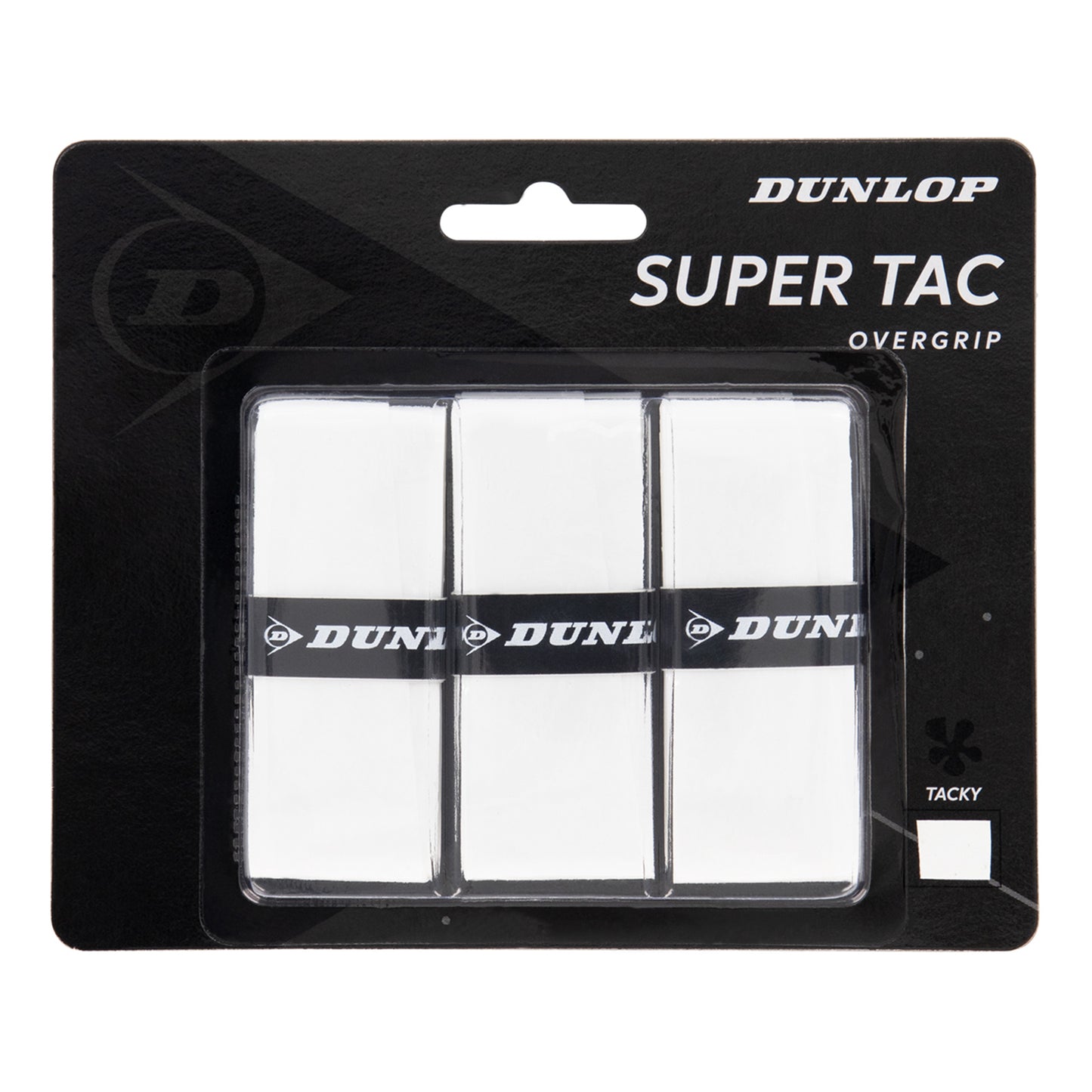 Dunlop Super Tac 3er Pack-Weiß Dunlop Super Tac 3er Pack-Weiß