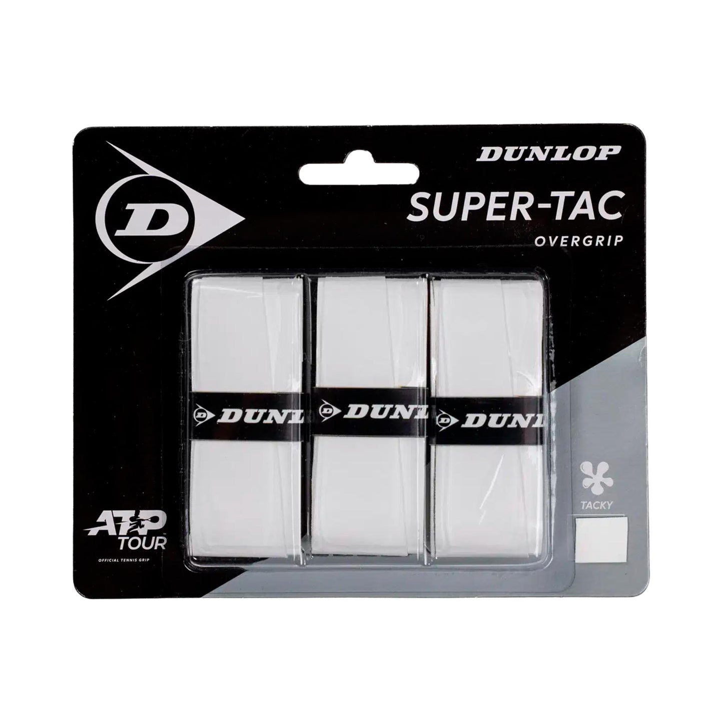 Dunlop Super Tac 3er Pack - weiß Dunlop Super Tac 3er Pack - weiß