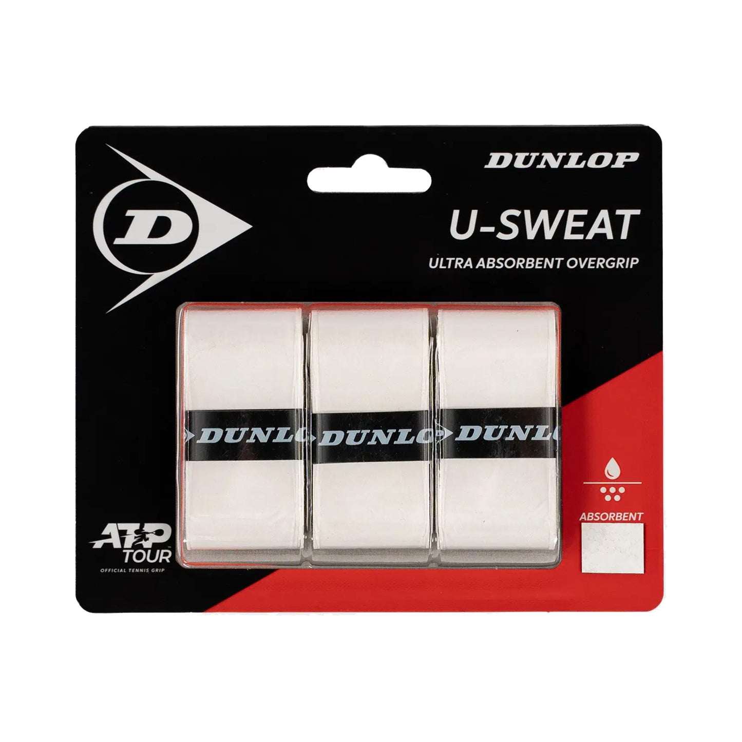 Dunlop U-Sweat 3er Pack - weiß Dunlop U-Sweat 3er Pack - weiß