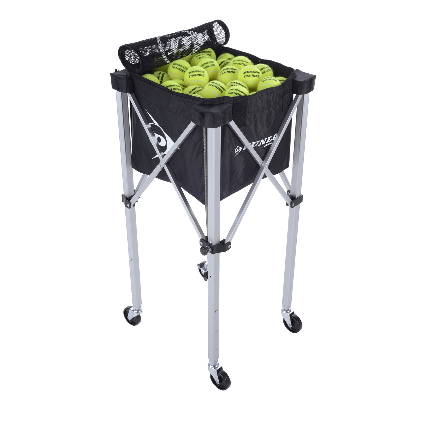 Dunlop Teaching Cart Ballwagen-Schwarz,Silber Dunlop Teaching Cart Ballwagen-Schwarz,Silber