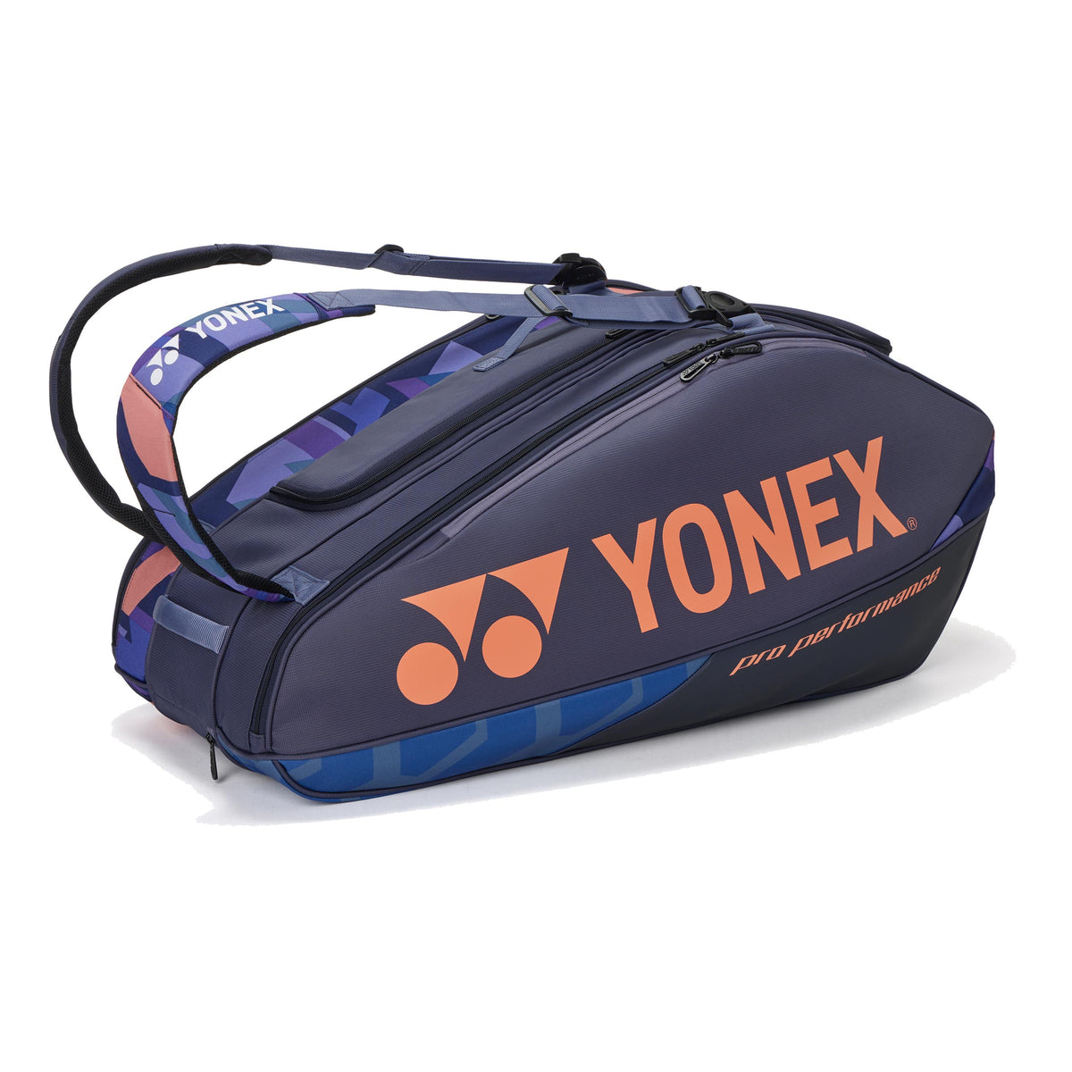 Yonex Pro Racquet Bag Schlägertasche 9er-Blau,Orange Yonex Pro Racquet Bag Schlägertasche 9er-Blau,Orange