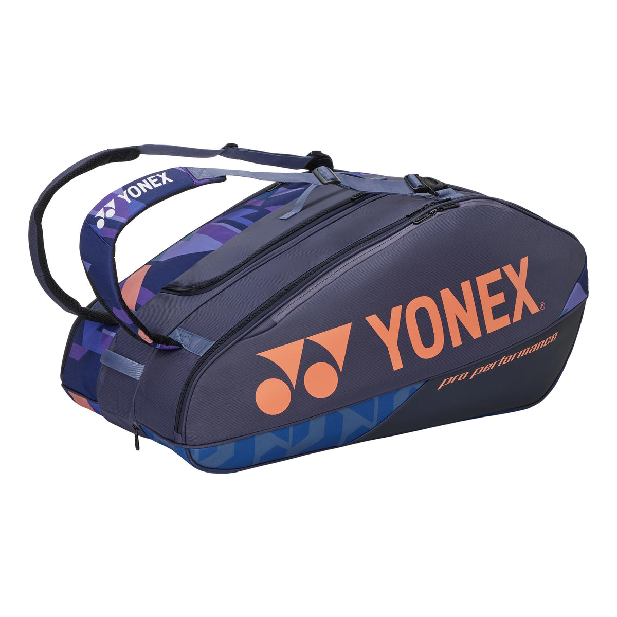 Yonex Pro Racquet Bag Schlägertasche 12er-Dunkelblau,Orange Yonex Pro Racquet Bag Schlägertasche 12er-Dunkelblau,Orange