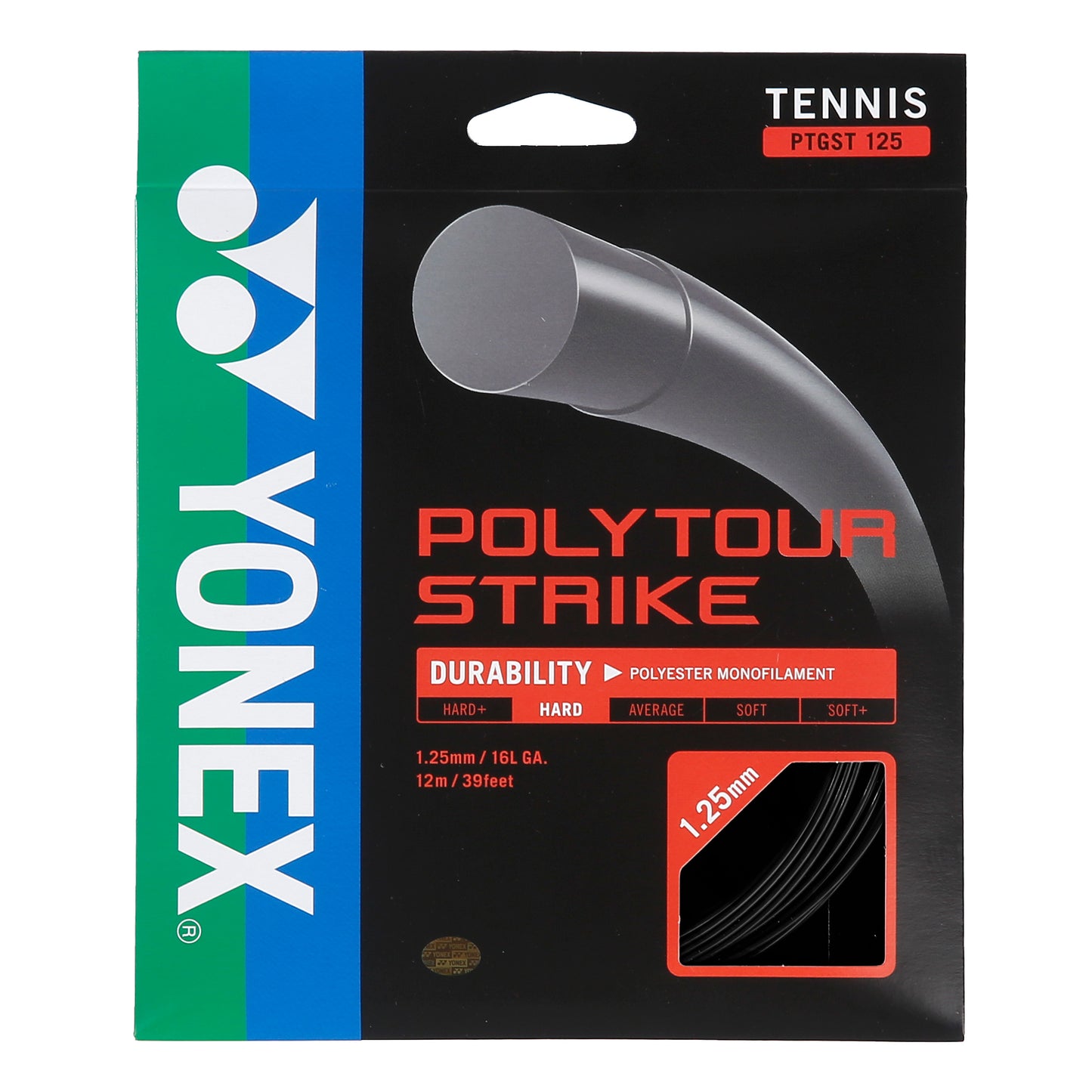 Yonex Poly Tour Strike Saitenset 12m - schwarz Yonex Poly Tour Strike Saitenset 12m - schwarz