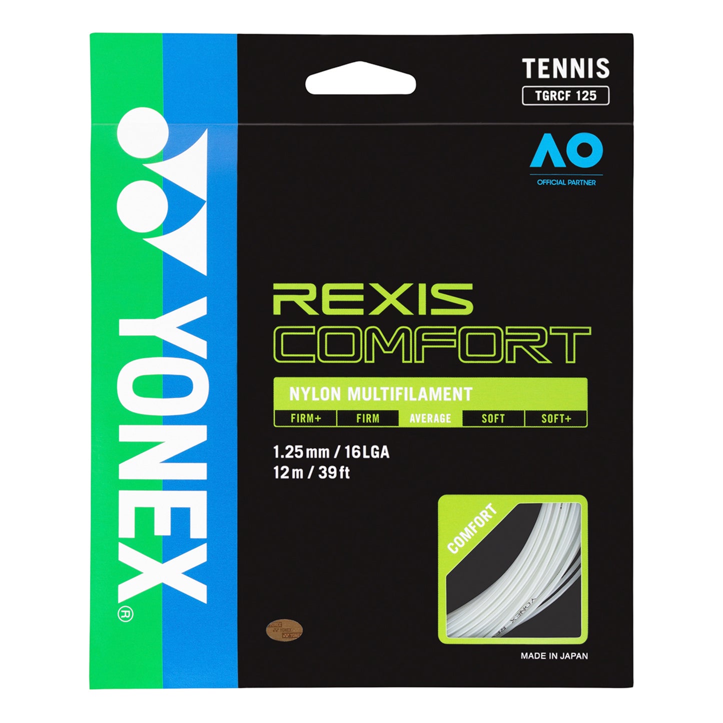 Yonex REXIS Comfort Saitenset 12m - weiß Yonex REXIS Comfort Saitenset 12m - weiß