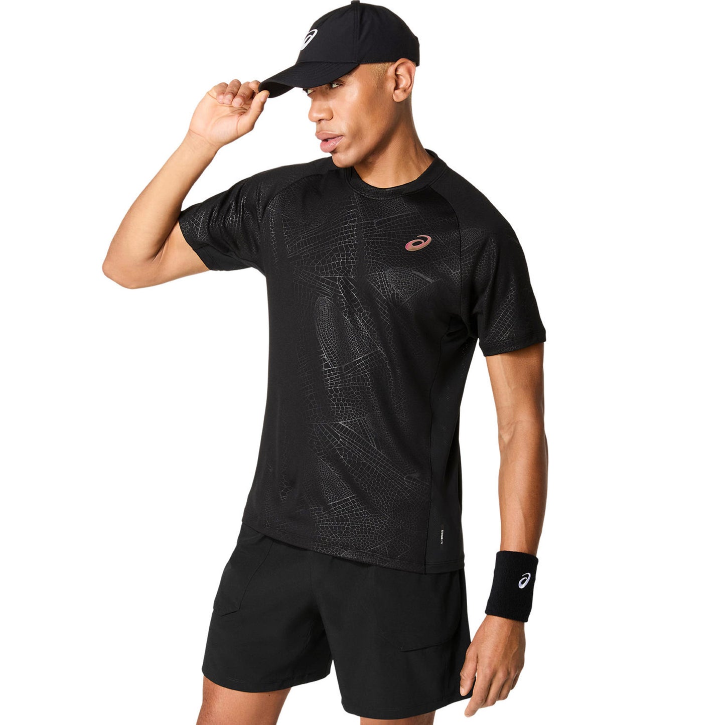 ASICS Match Capsule T-Shirt Herren-Schwarz ASICS Match Capsule T-Shirt Herren-Schwarz