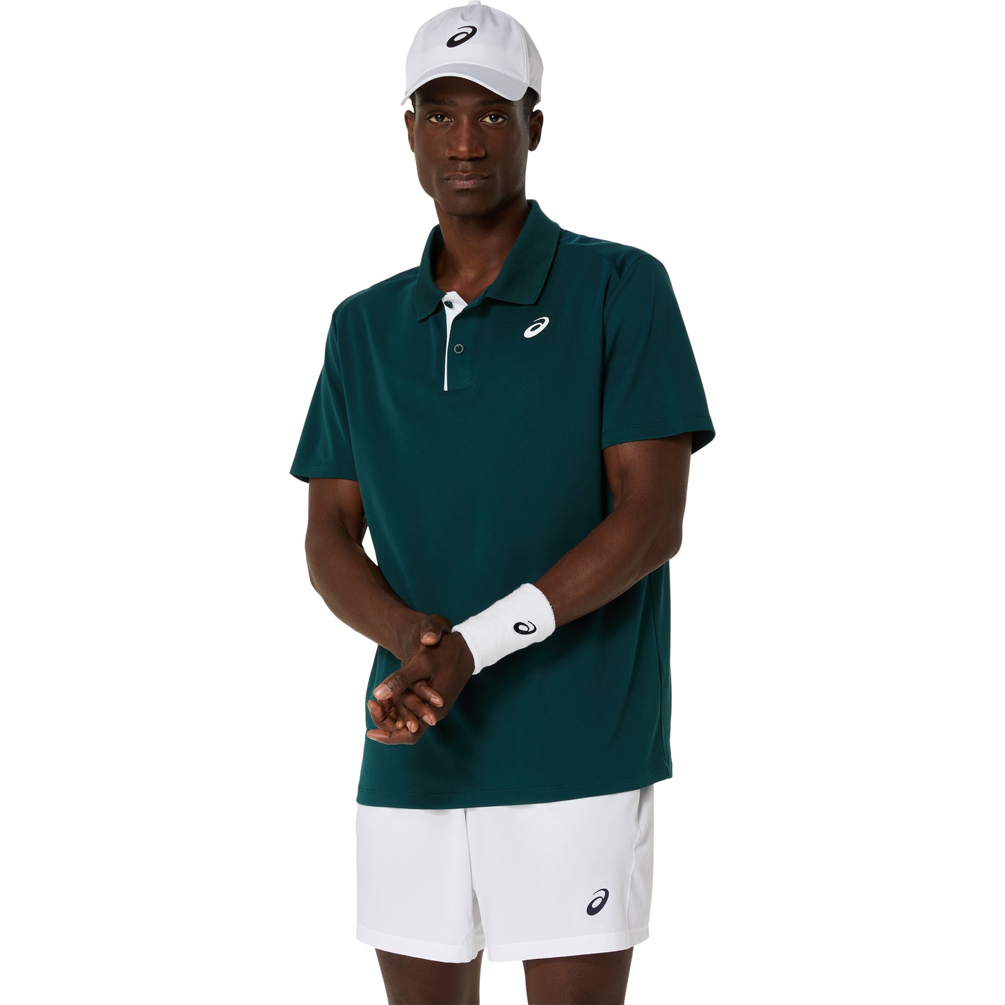 ASICS Court Polo Herren-dunkelgrün ASICS Court Polo Herren-dunkelgrün