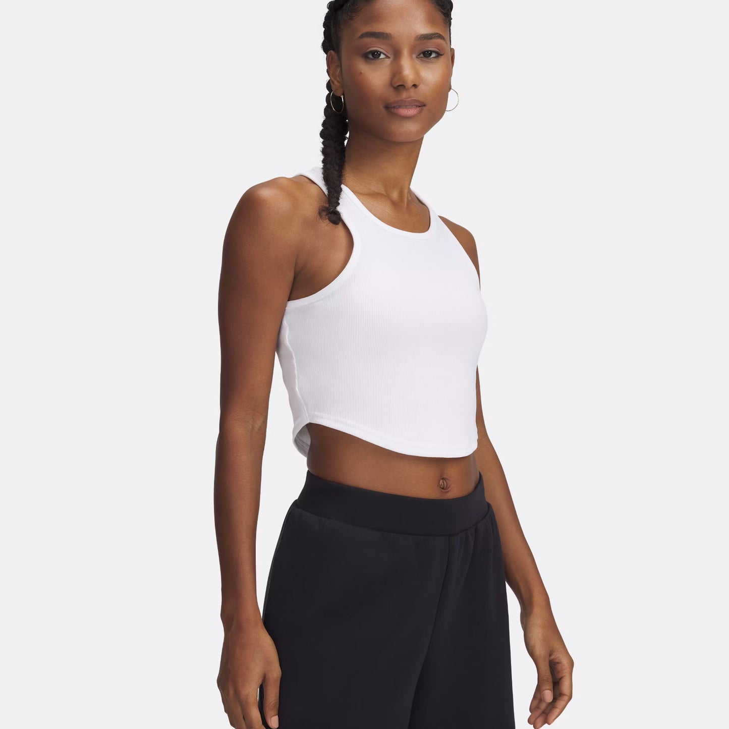 Under Armour Rival Rib Tank-Top Damen-Weiß Under Armour Rival Rib Tank-Top Damen-Weiß