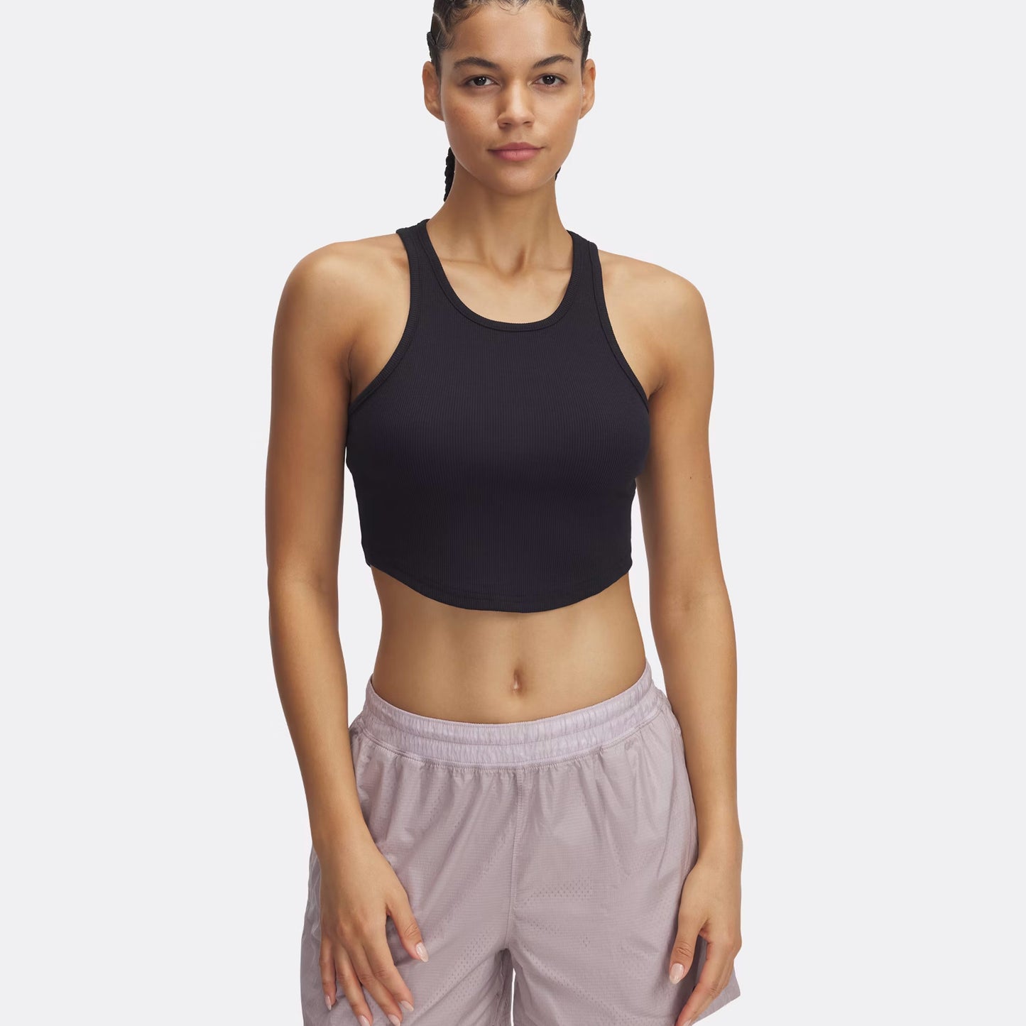 Under Armour Rival Rib Tank-Top Damen-Schwarz Under Armour Rival Rib Tank-Top Damen-Schwarz