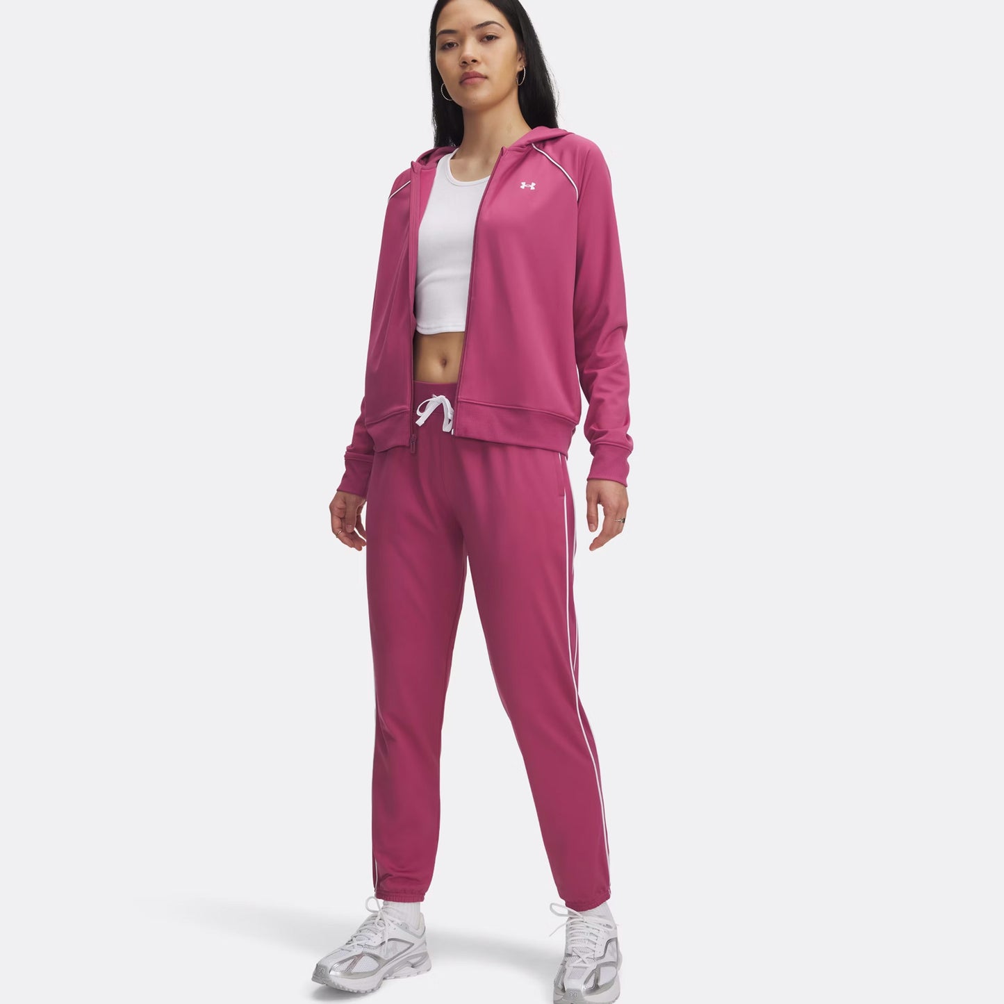 Under Armour Rival Tricot Trainingsanzug Damen-Berry Under Armour Rival Tricot Trainingsanzug Damen-Berry