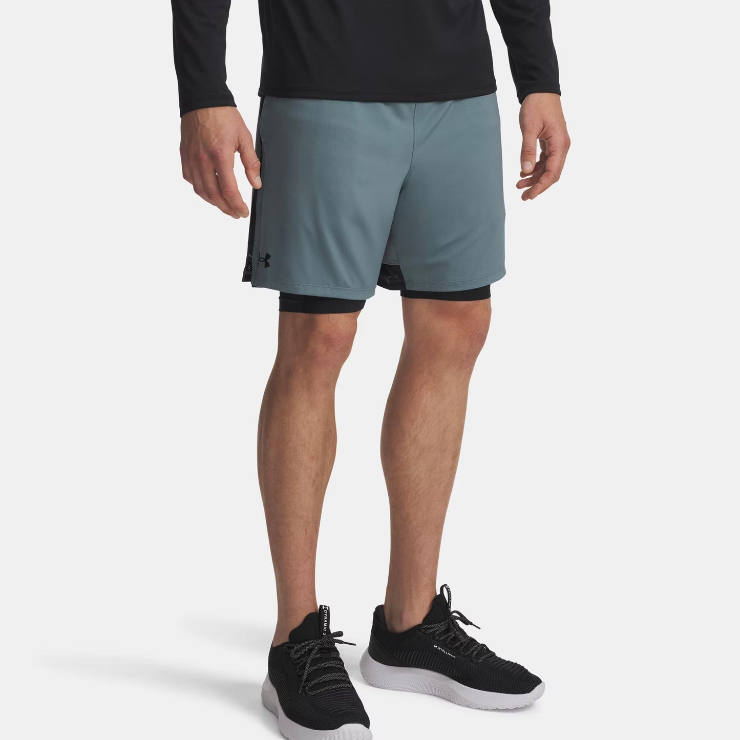 Under Armour Tech Vent 2in1 Shorts Herren-blaugrau Under Armour Tech Vent 2in1 Shorts Herren-blaugrau