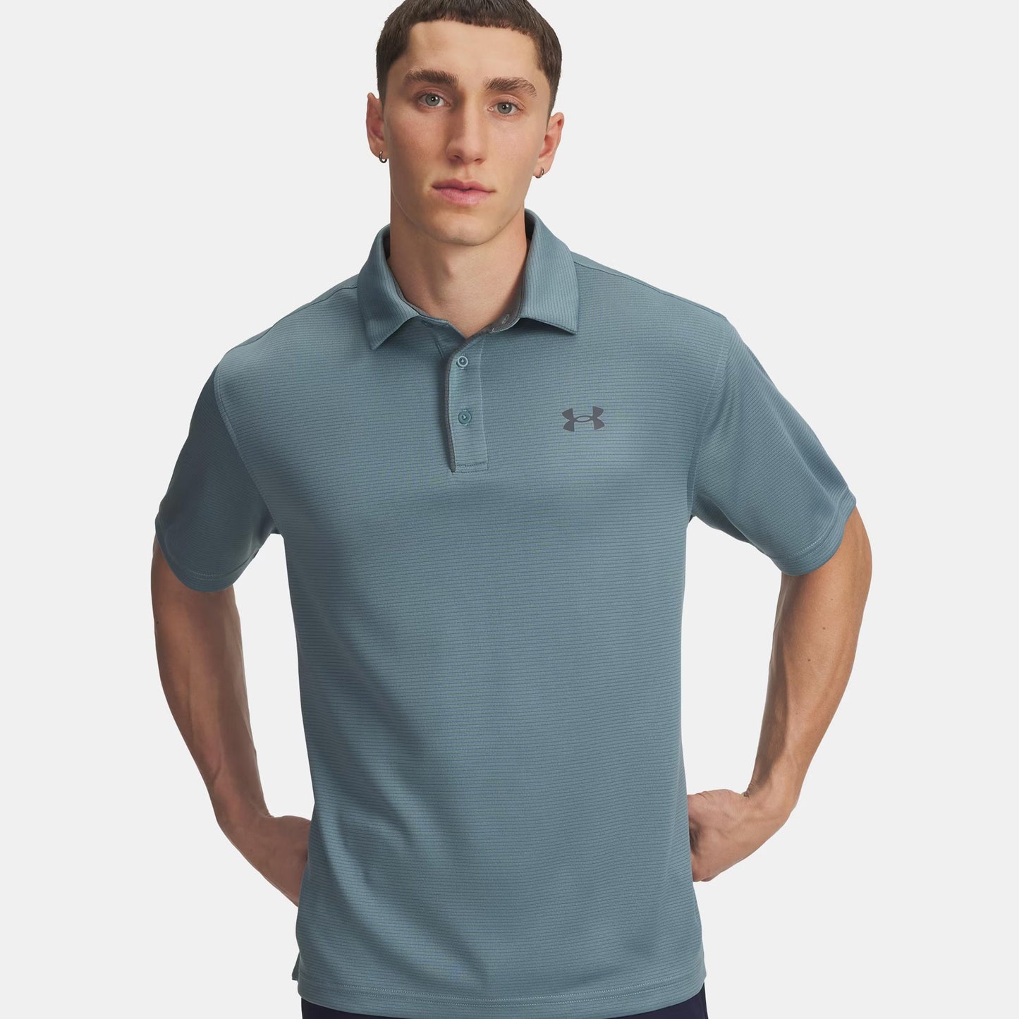 Under Armour Tech Polo Herren-blaugrau Under Armour Tech Polo Herren-blaugrau