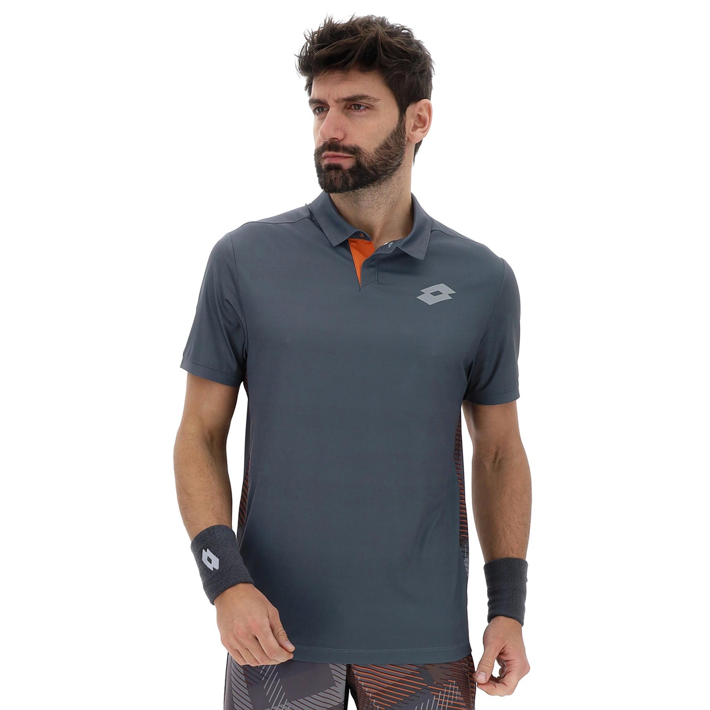 Lotto Tech IV Polo Herren-hellgrau Lotto Tech IV Polo Herren-hellgrau
