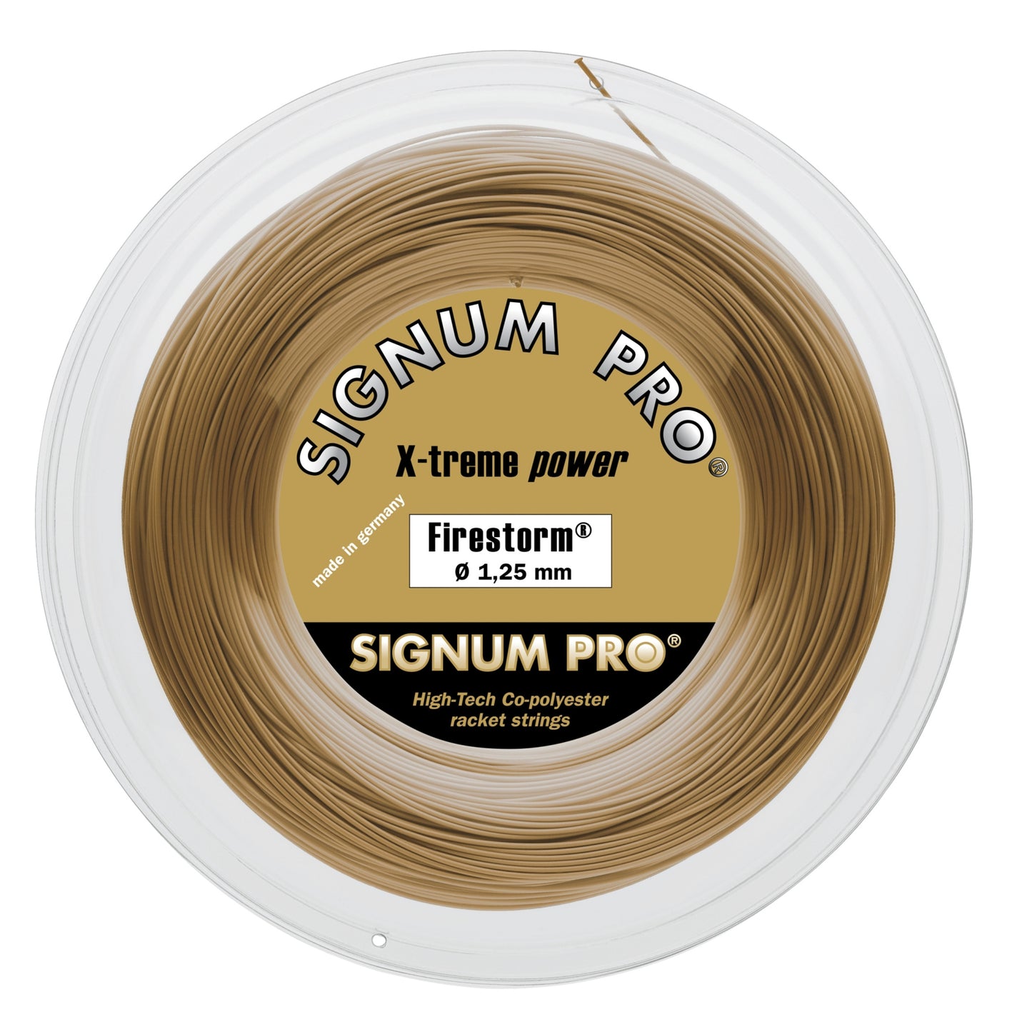 Signum Pro Firestorm Metallic Saitenrolle 200m-Gold Signum Pro Firestorm Metallic Saitenrolle 200m-Gold