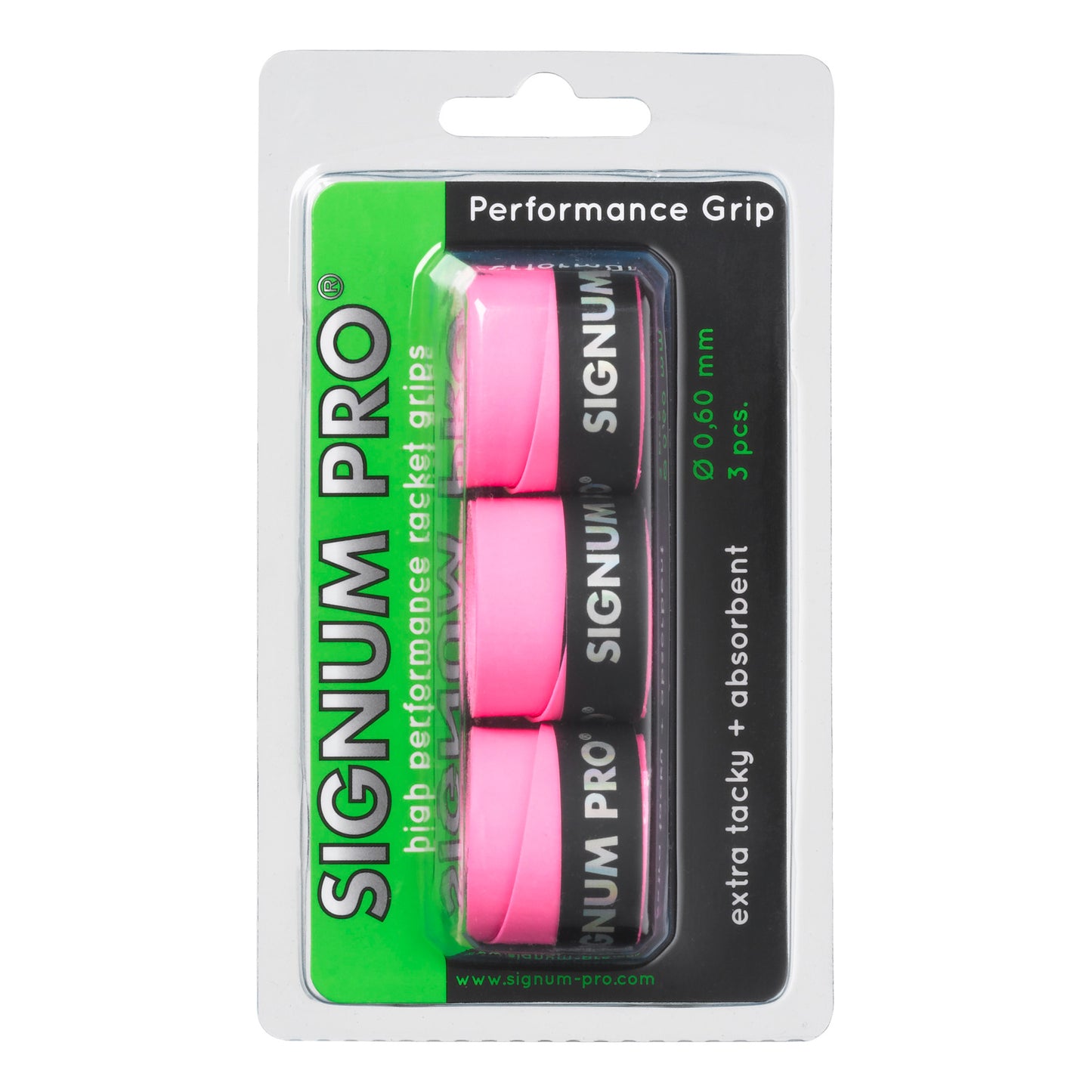 Signum Pro Performance Grip 3er Pack - pink Signum Pro Performance Grip 3er Pack - pink