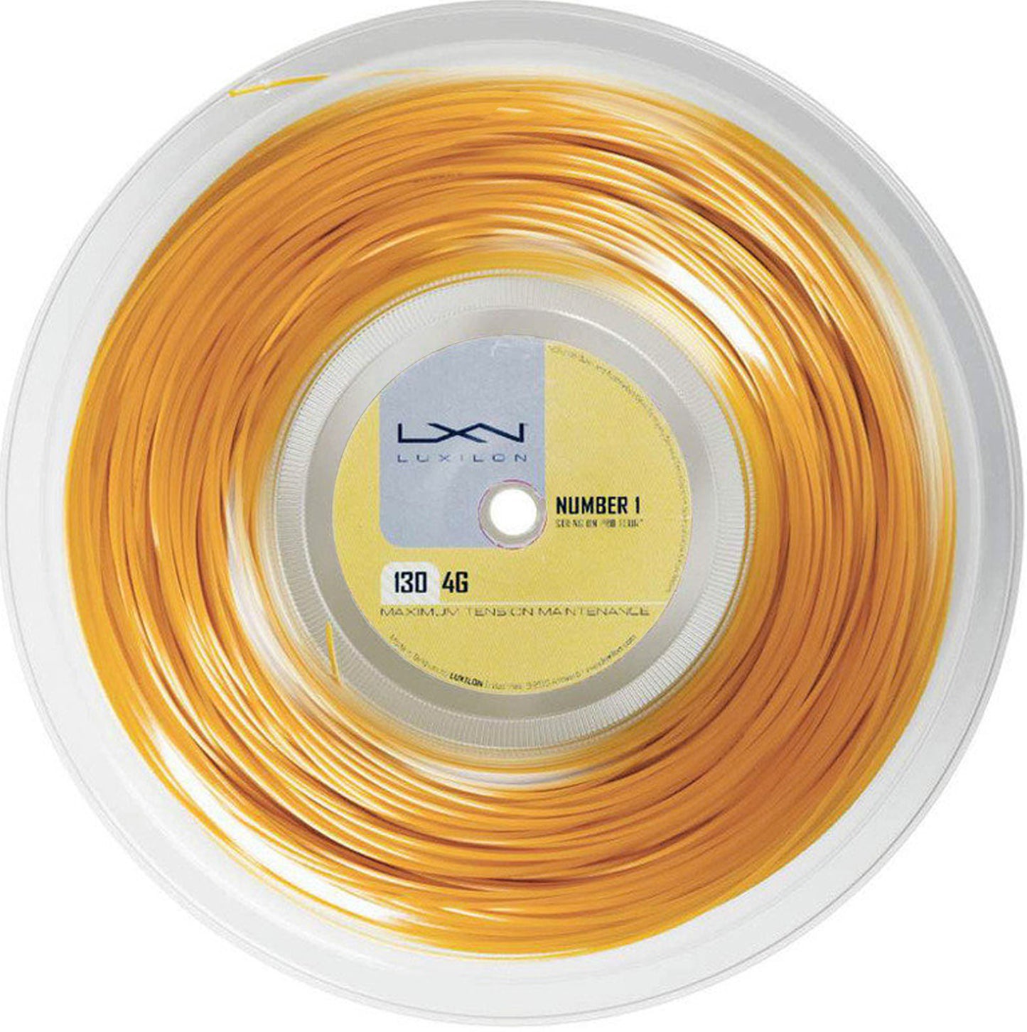 Luxilon 4G Saitenrolle 200m-Gold Luxilon 4G Saitenrolle 200m-Gold