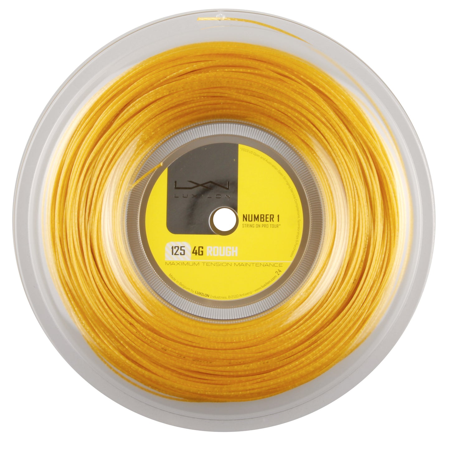 Luxilon 4G Rough Saitenrolle 200m-Gold Luxilon 4G Rough Saitenrolle 200m-Gold
