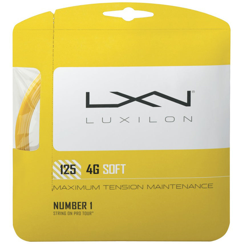 Luxilon 4G Soft Saitenset 12,2m - gold Luxilon 4G Soft Saitenset 12,2m - gold