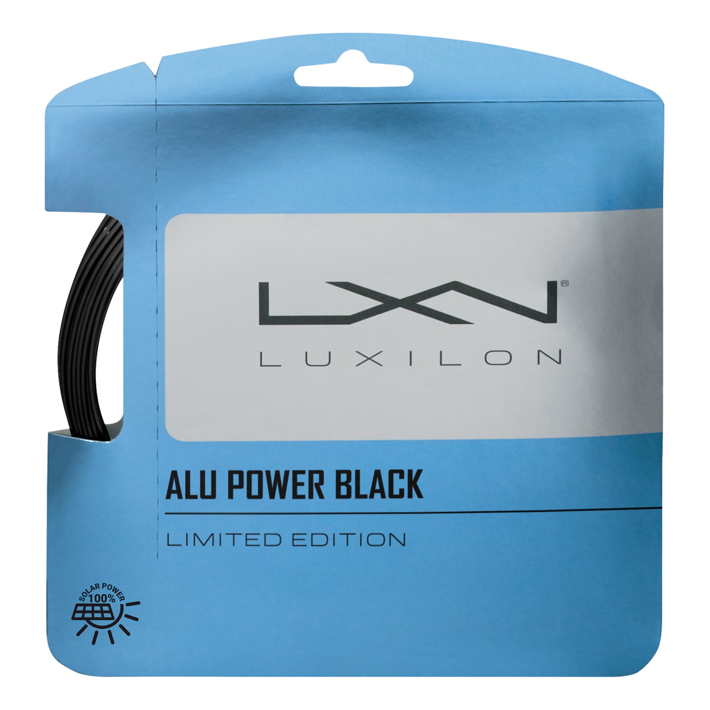 Luxilon Alu Power Black Ltd Saitenset 12,2m-Schwarz Luxilon Alu Power Black Ltd Saitenset 12,2m-Schwarz