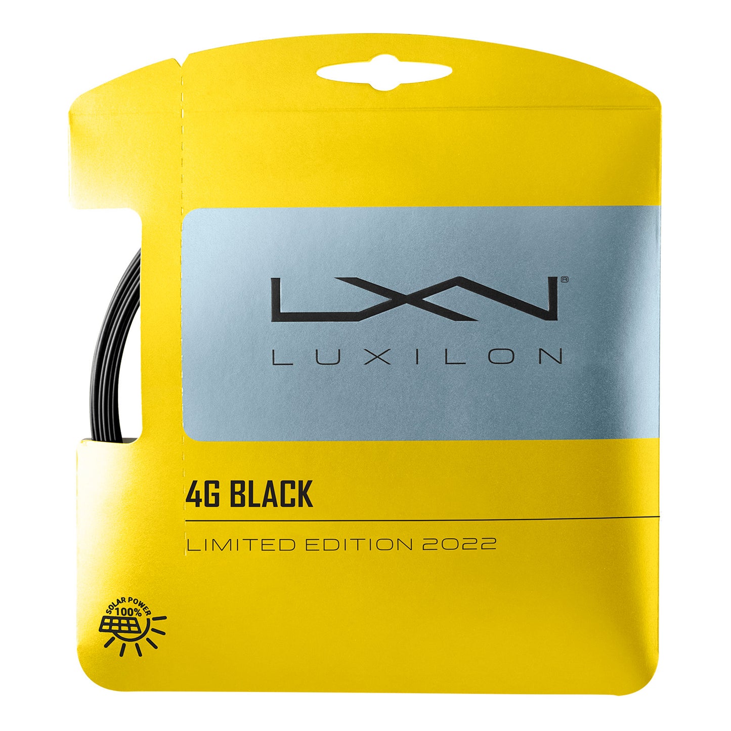 Luxilon 4G Saitenset 12,2m-Schwarz Luxilon 4G Saitenset 12,2m-Schwarz