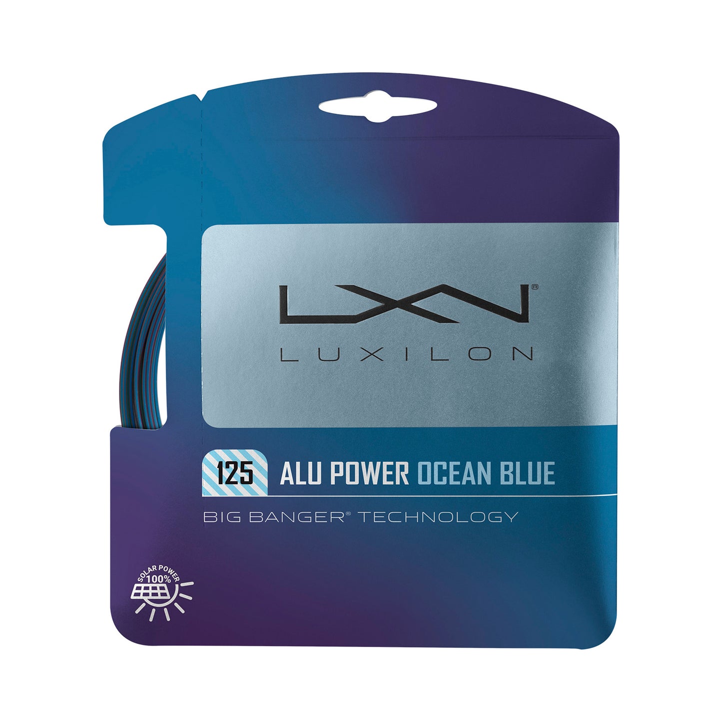 Luxilon Alu Power Ocean Blue Saitenset 12,2m-Blau Luxilon Alu Power Ocean Blue Saitenset 12,2m-Blau