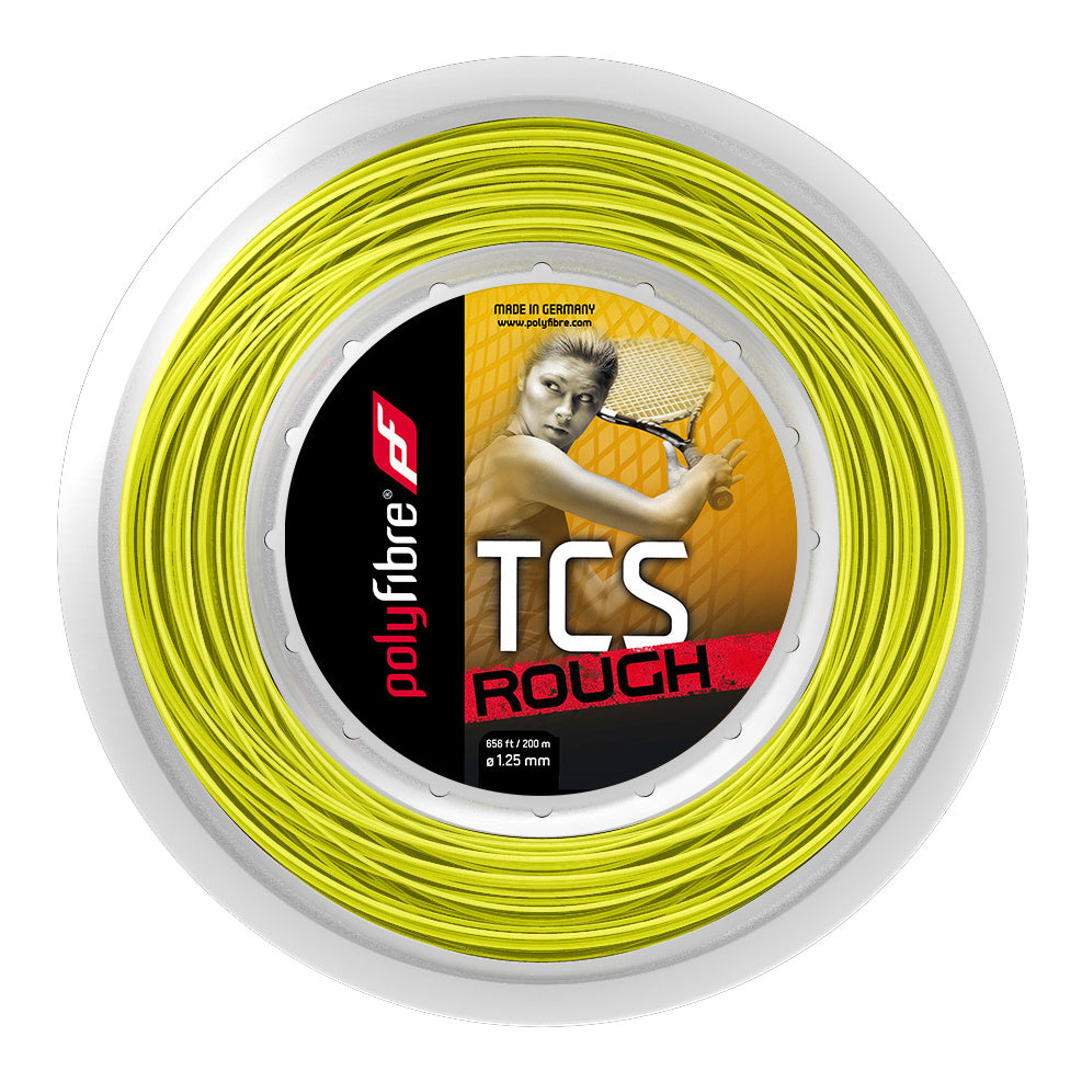 Polyfibre TCS Rough Saitenrolle 200m-Gelb Polyfibre TCS Rough Saitenrolle 200m-Gelb