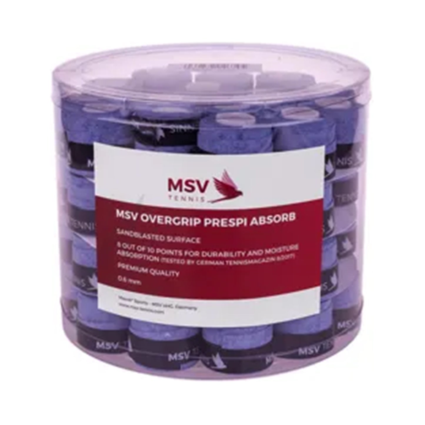 MSV Overgrip Prespi 60er Pack-Hellblau MSV Overgrip Prespi 60er Pack-Hellblau